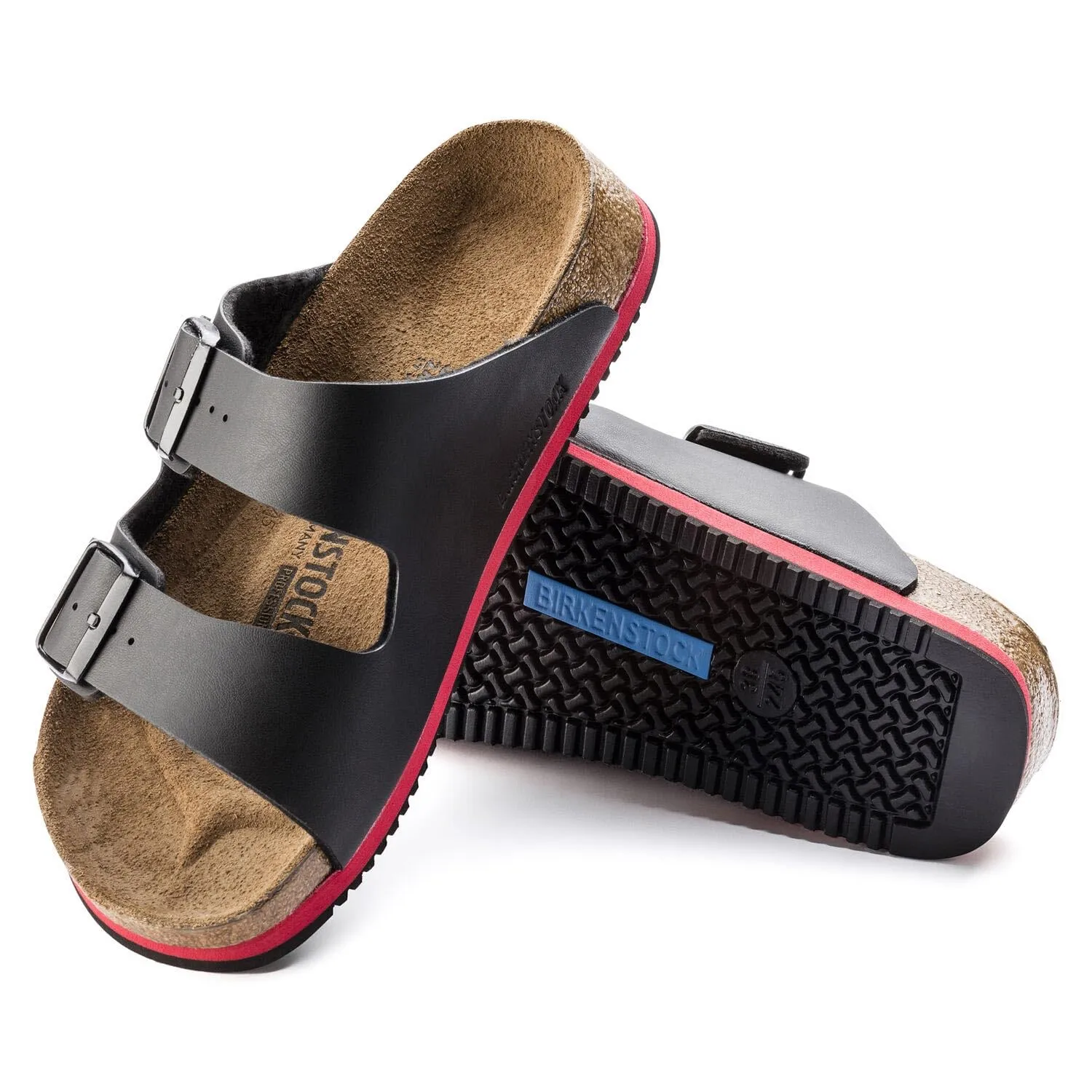 Birkenstock Arizona Superrunning Sandalo, Nero, 36 EU - immagine 3
