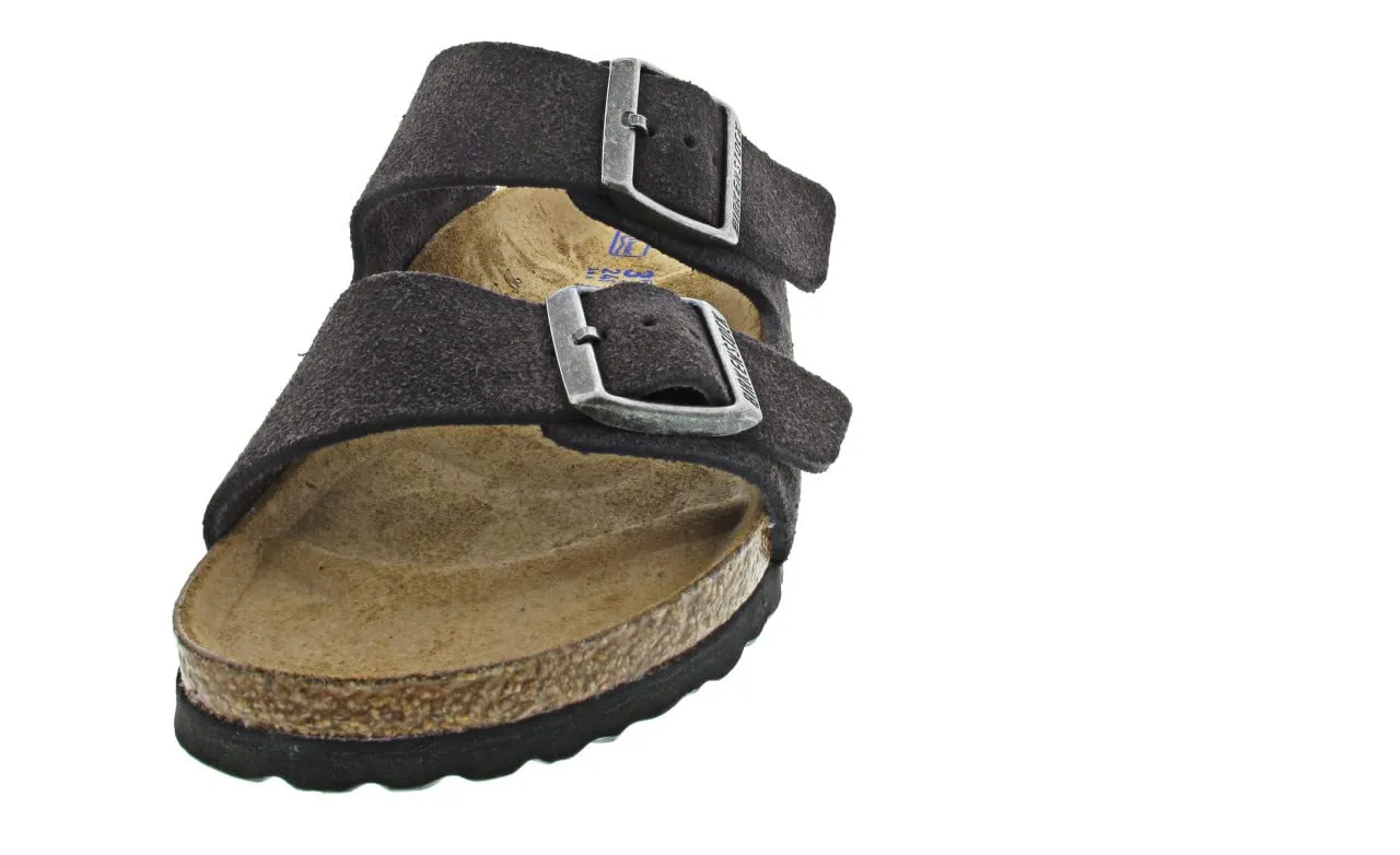 Birkenstock Arizona SFB Sandali da uomo, Iron, 35 EU - immagine 4
