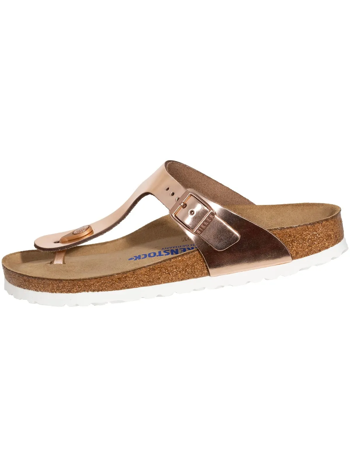 Birkenstock Giza SFB Infradito, Rame Metallico, 36 EU Stretta - immagine 2