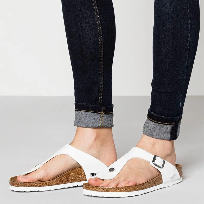 Birkenstock Gizeh Infradito Donna, Bianco, 41 EU - immagine 3