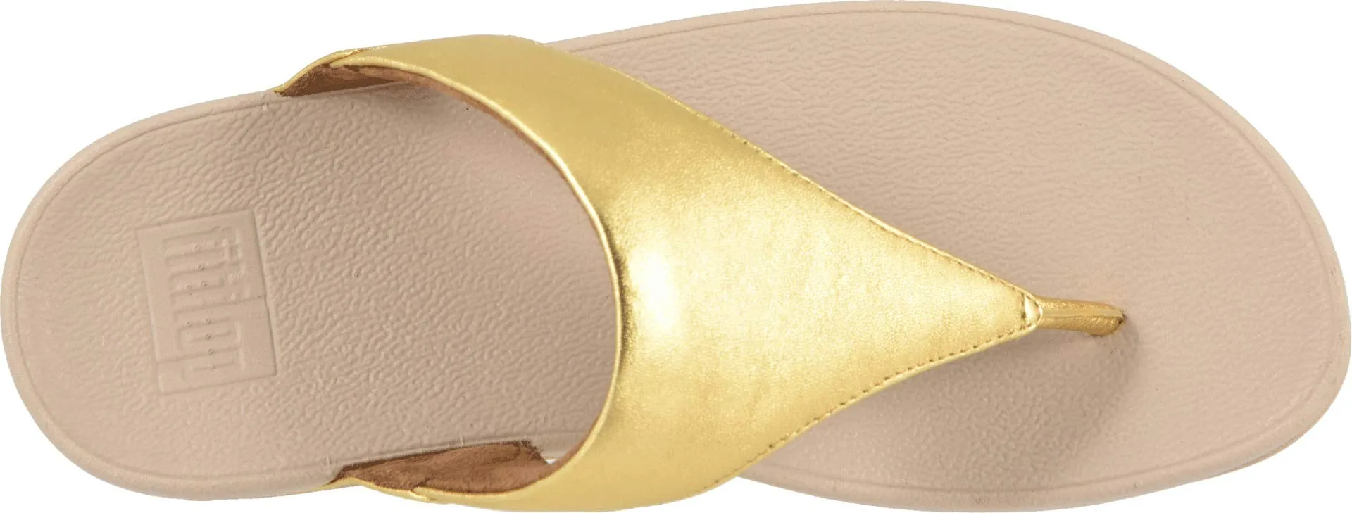 Fitflop Lulu Leather Toepost Sandals, Gold Artisan, 38 EU - immagine 2