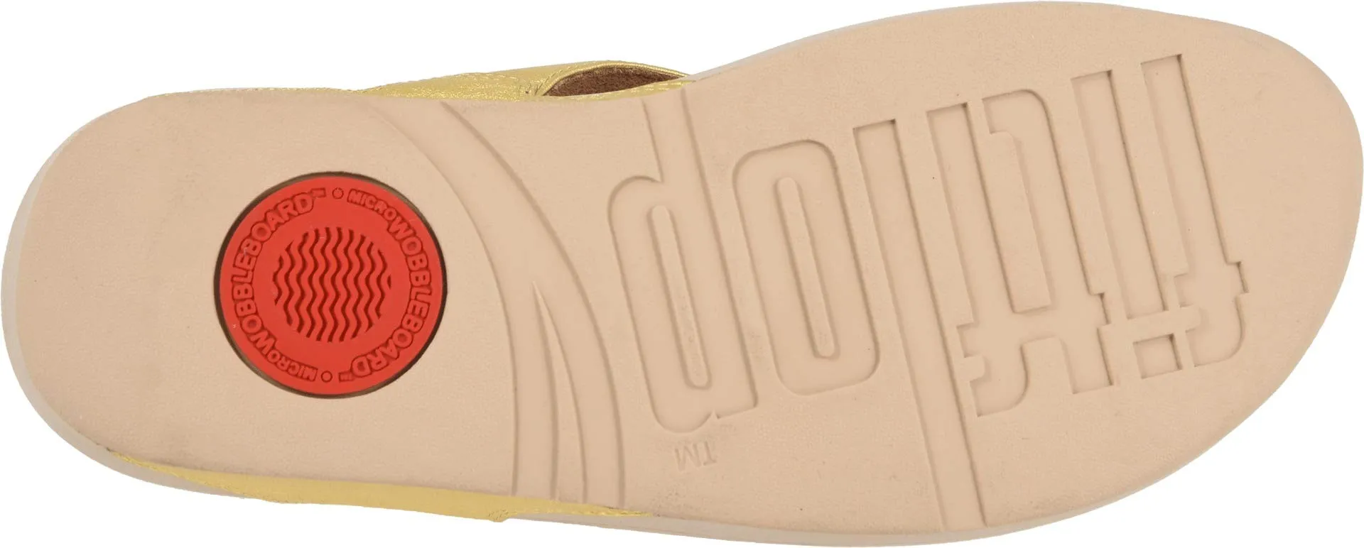 Fitflop Lulu Leather Toepost Sandals, Gold Artisan, 38 EU - immagine 3
