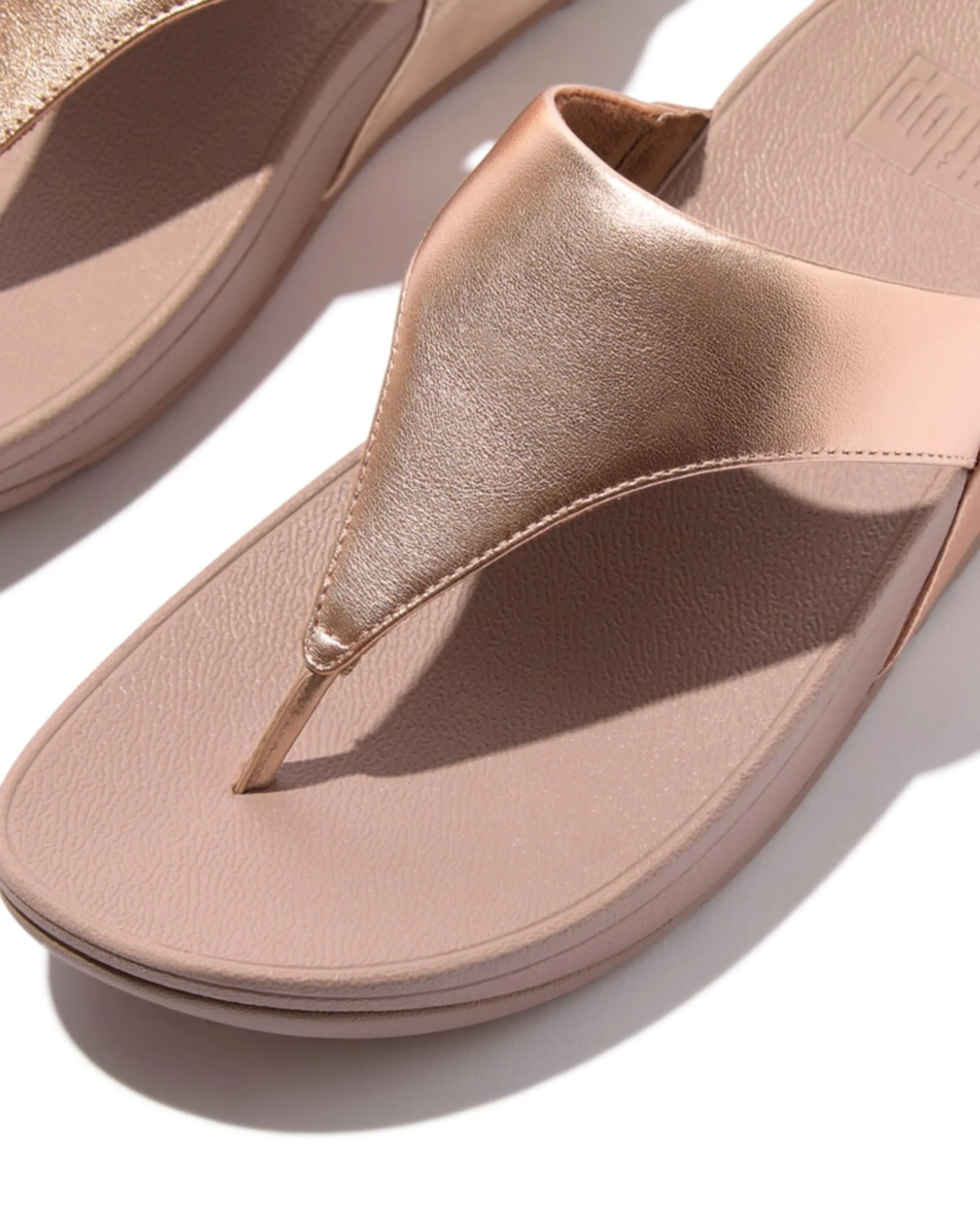 Fitflop Lulu Sandali in Pelle Rose Gold - immagine 3
