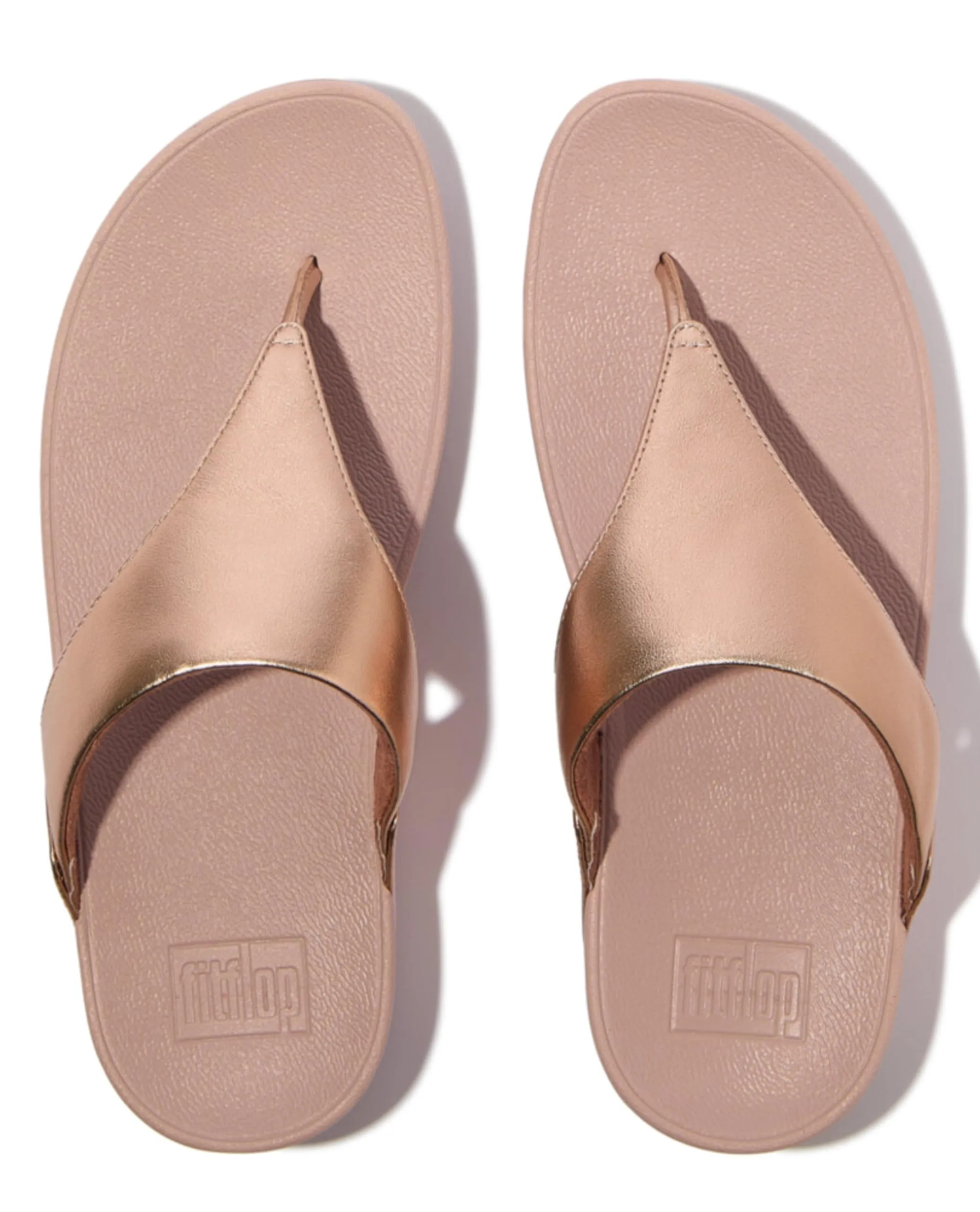 Fitflop Lulu Sandali in Pelle Rose Gold - immagine 4