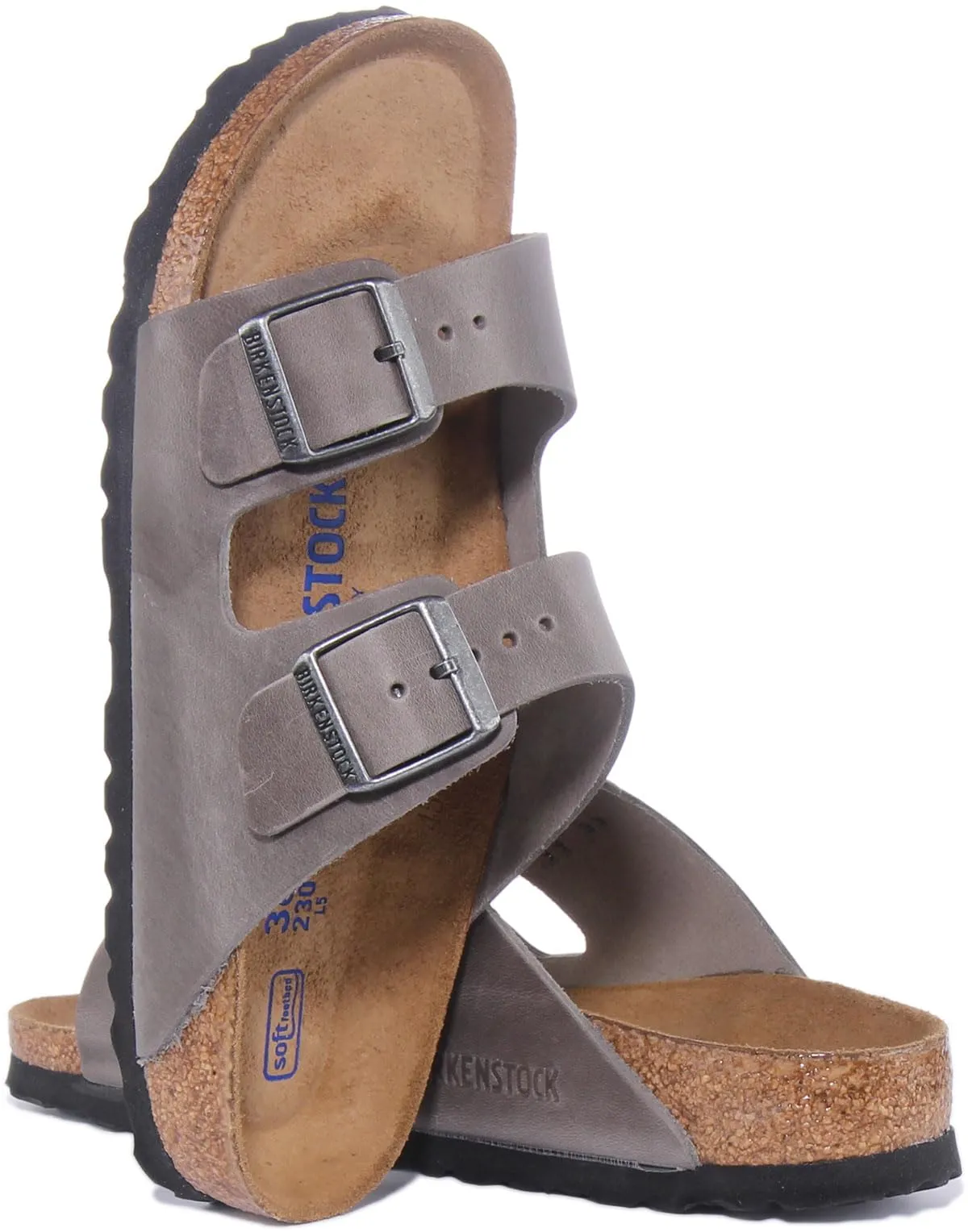 Birkenstock Arizona SFB Grigio 44 - immagine 2
