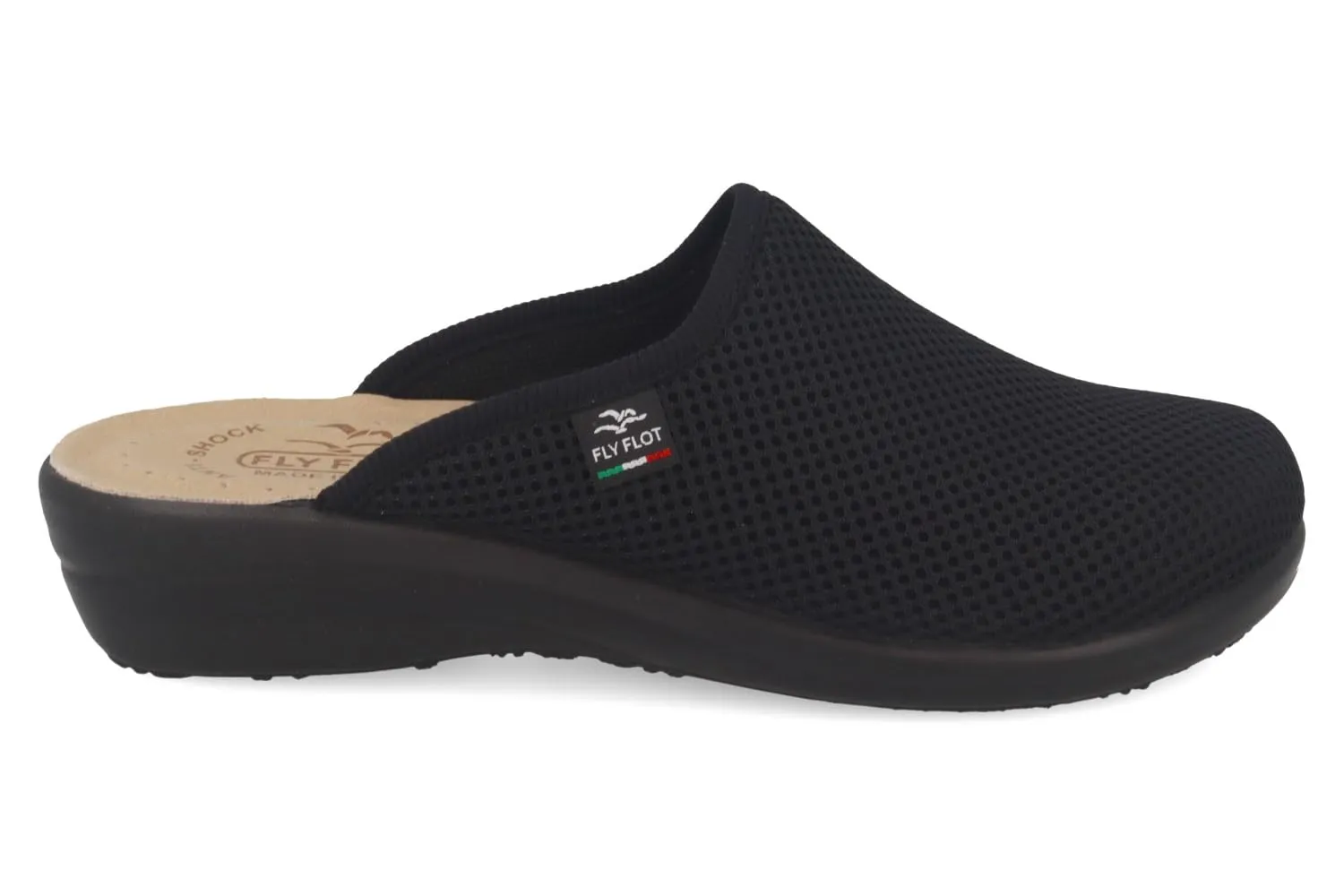 Fly Flot Fresh Woman Pantofole Donna Traspiranti in Rete Elastica, Nero, 37 - immagine 3