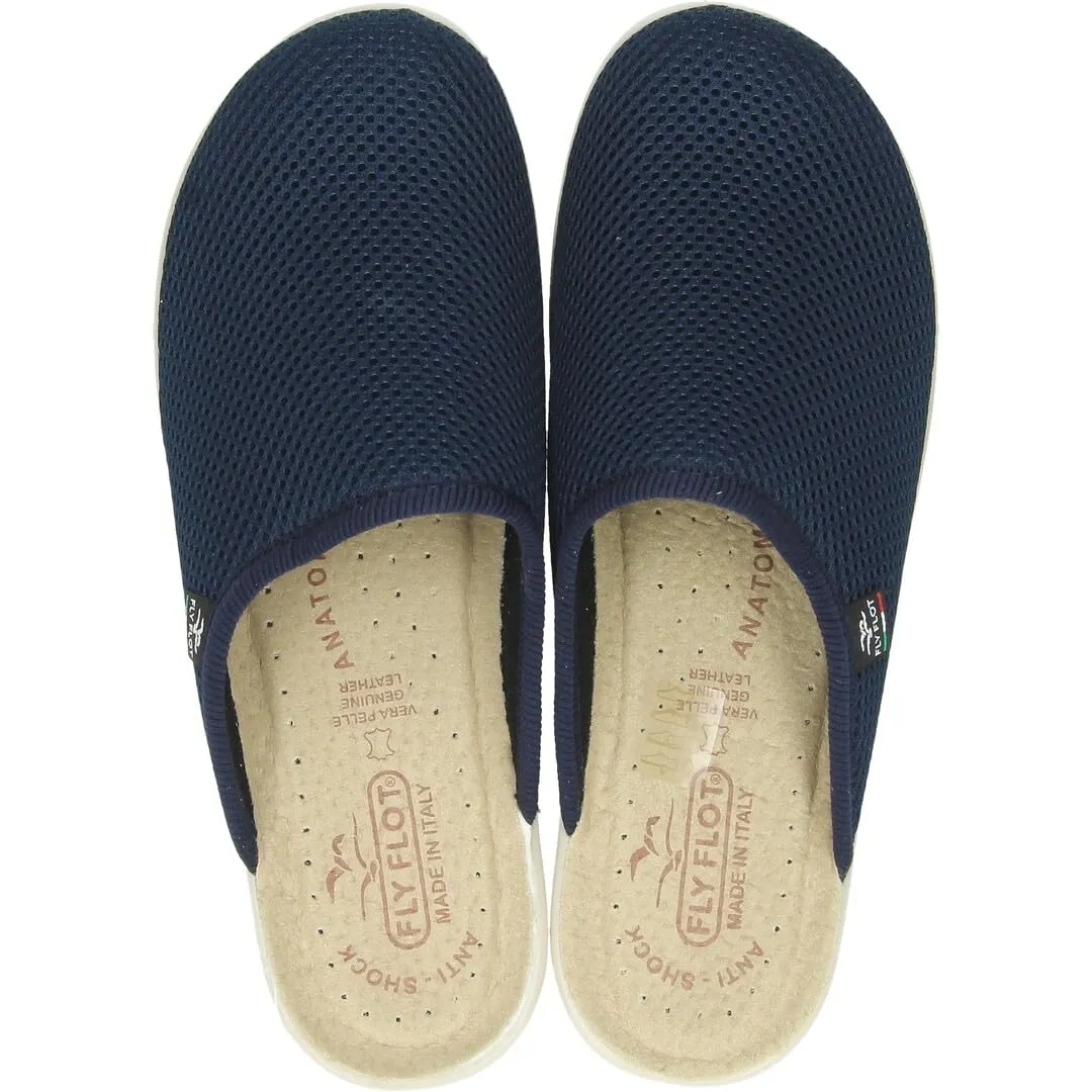 Fly Flot Fresh Woman Pantofole Donna Traspiranti in Rete Elastica, Blu, 40 - immagine 2