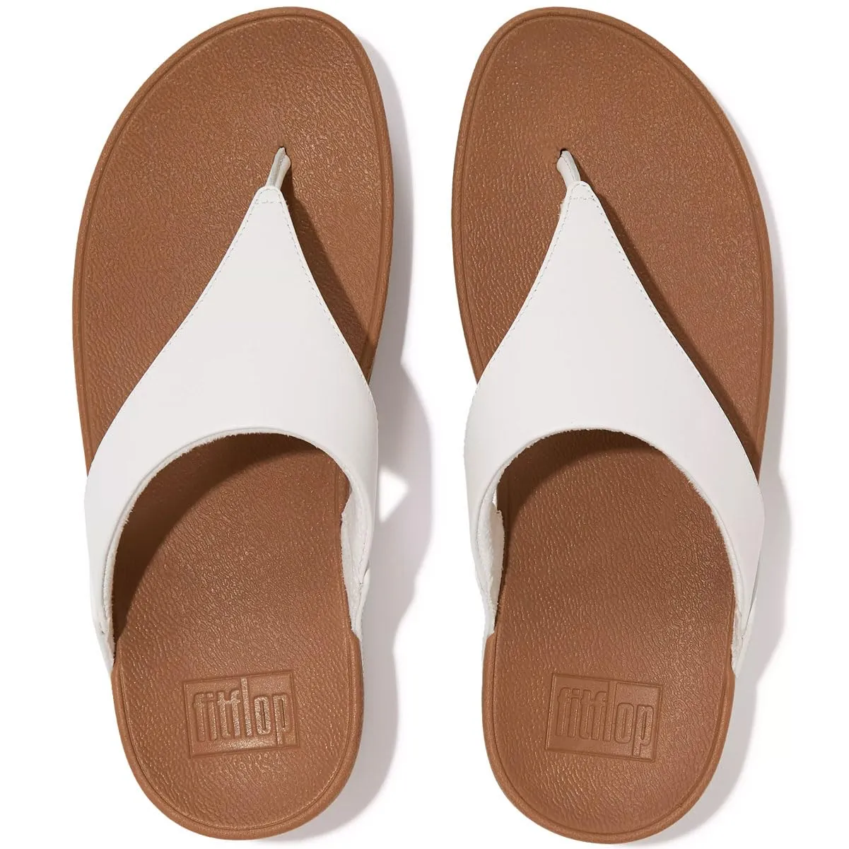 Fitflop Lulu Sandali da Donna in Pelle con Plateau - Bianco, 37.5 EU - immagine 4