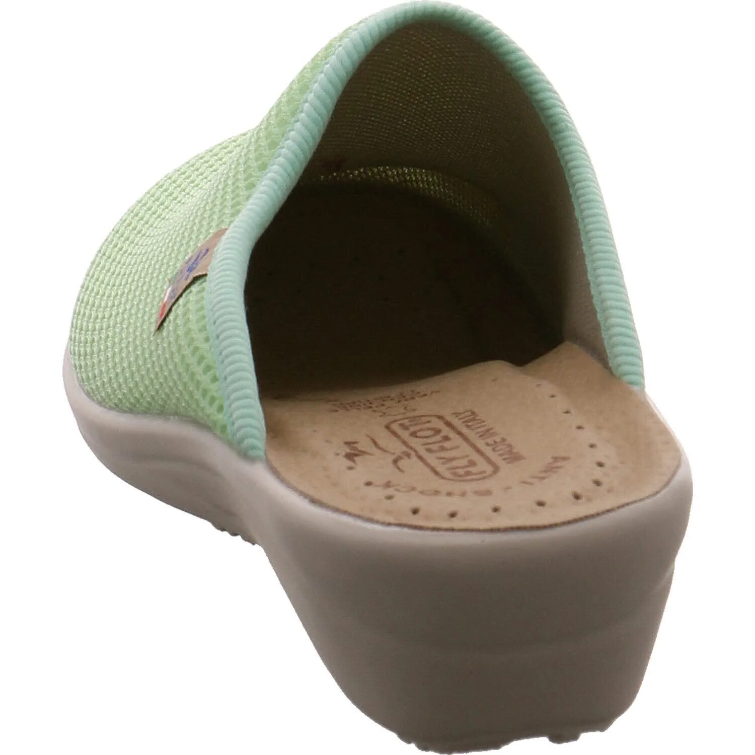 Fly Flot Zoccoli Donna 330019, Verde, 38 EU - immagine 5