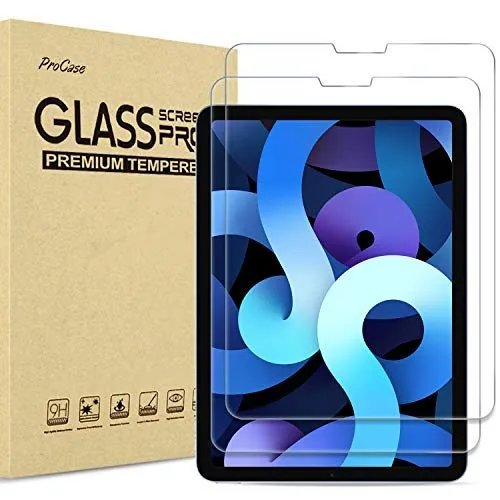 ProCase Vetro Temperato per iPad Air 5 2022, iPad Air 4 10,9" 2020 e iPad Pro 11" (1/2/3/4 Gen), Durezza 9H - 2 Pezzi - immagine 1