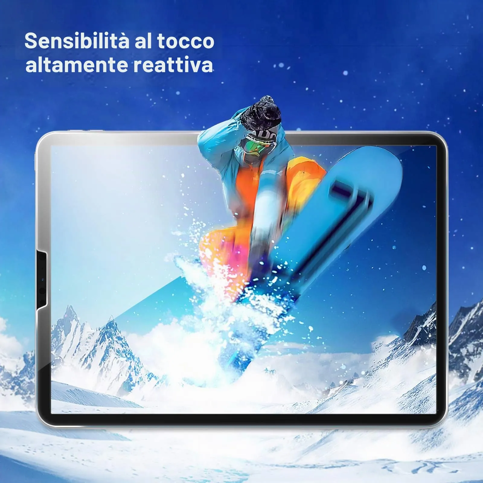 ProCase Vetro Temperato per iPad Air 5 2022, iPad Air 4 10,9" 2020 e iPad Pro 11" (1/2/3/4 Gen), Durezza 9H - 2 Pezzi - immagine 3