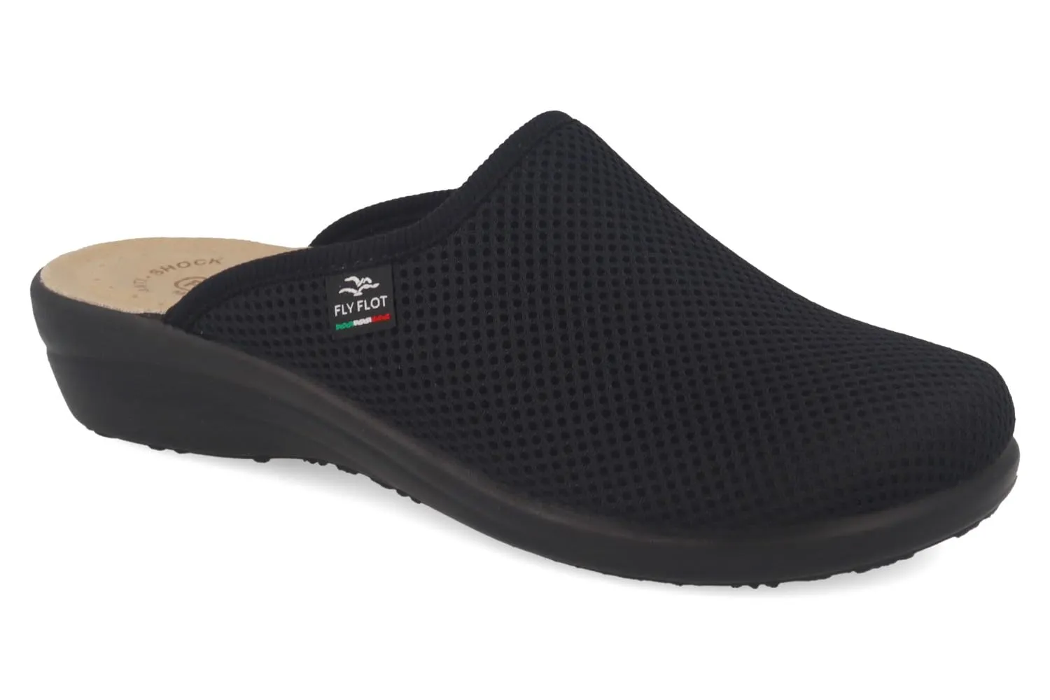 Fly Flot Fresh Woman Pantofole Donna Traspiranti in Rete Elastica, Nero, 41 - immagine 1