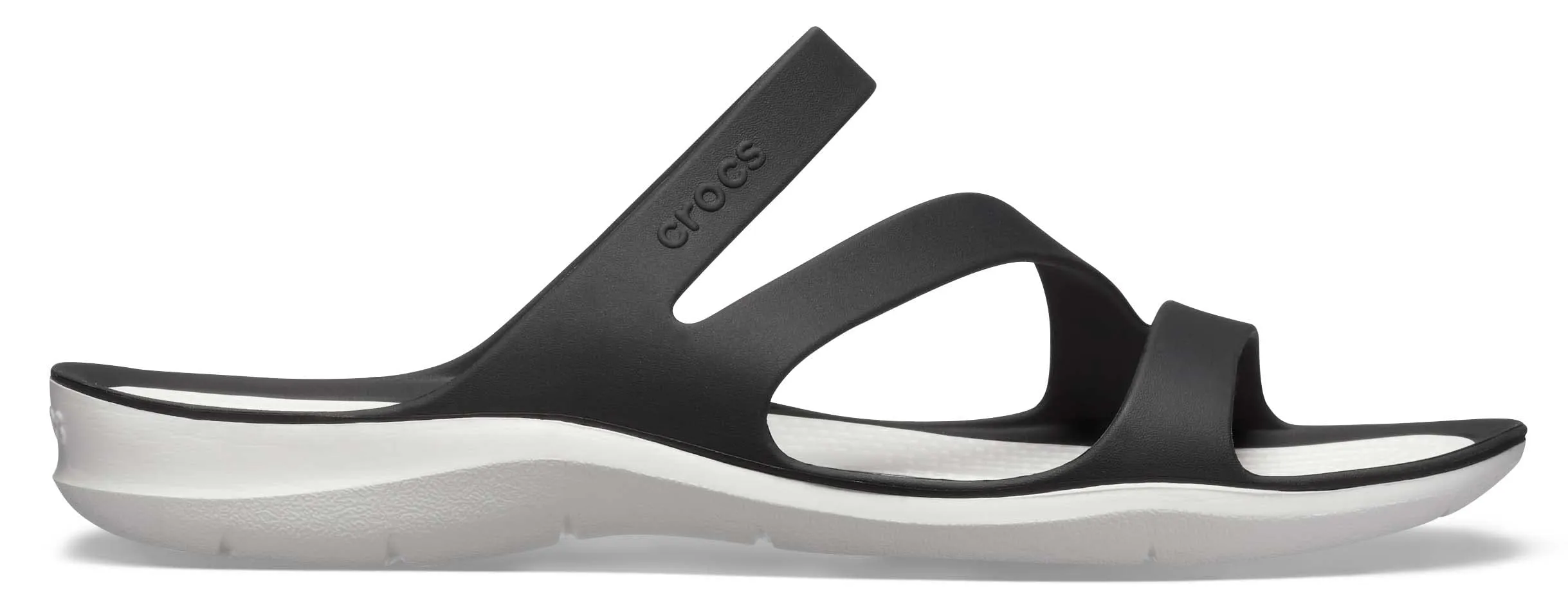 Crocs Swiftwater Sandalo Donna, Nero/Bianco, EU 41-42 - immagine 5