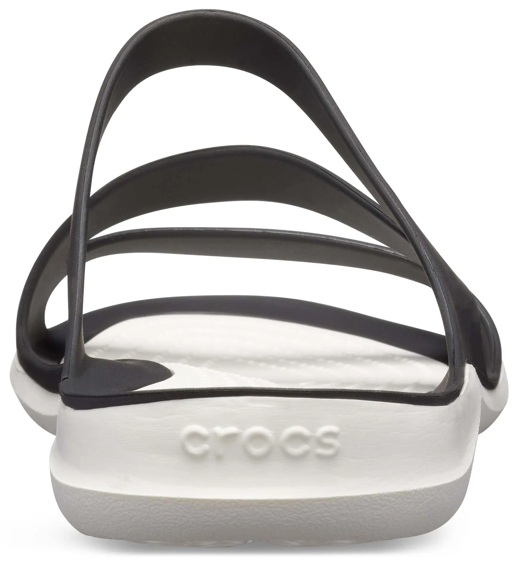 Crocs Swiftwater Sandali Donna, Nero/Bianco, EU 37-38 - immagine 2
