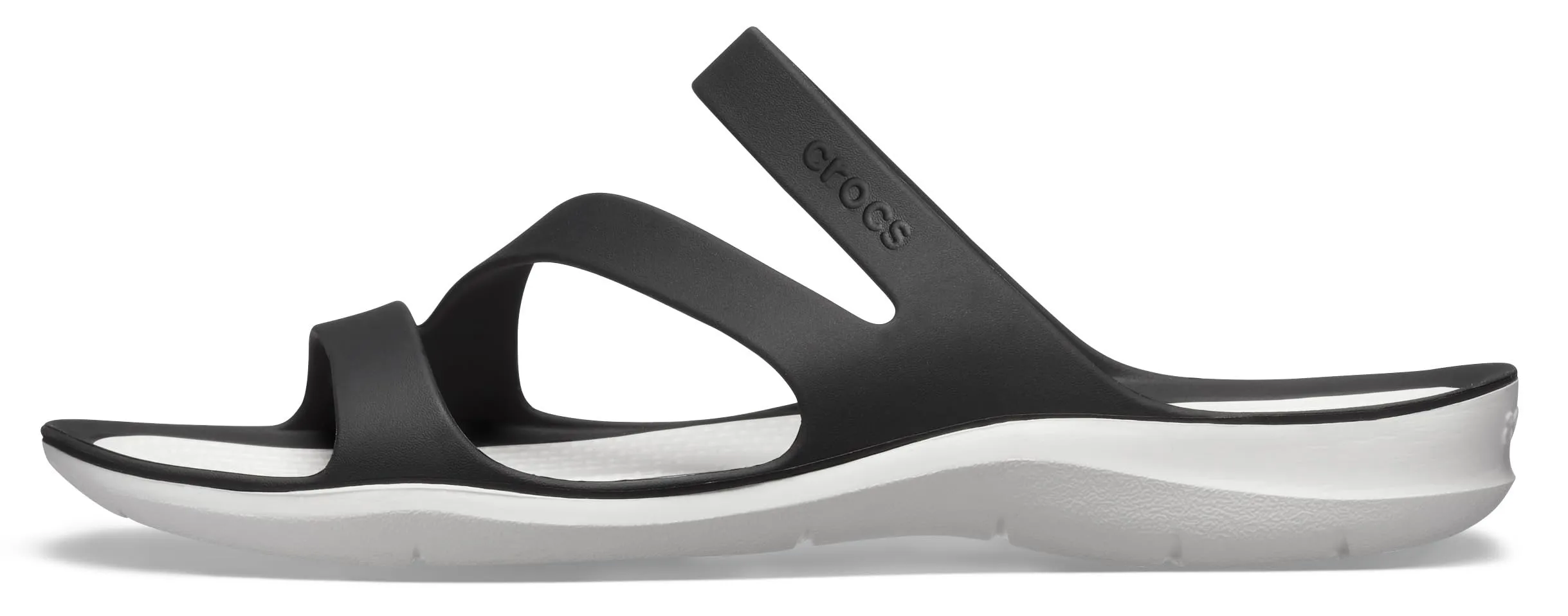 Crocs Swiftwater Sandalo, Nero/Bianco, Donna, EU 39-40 - immagine 9