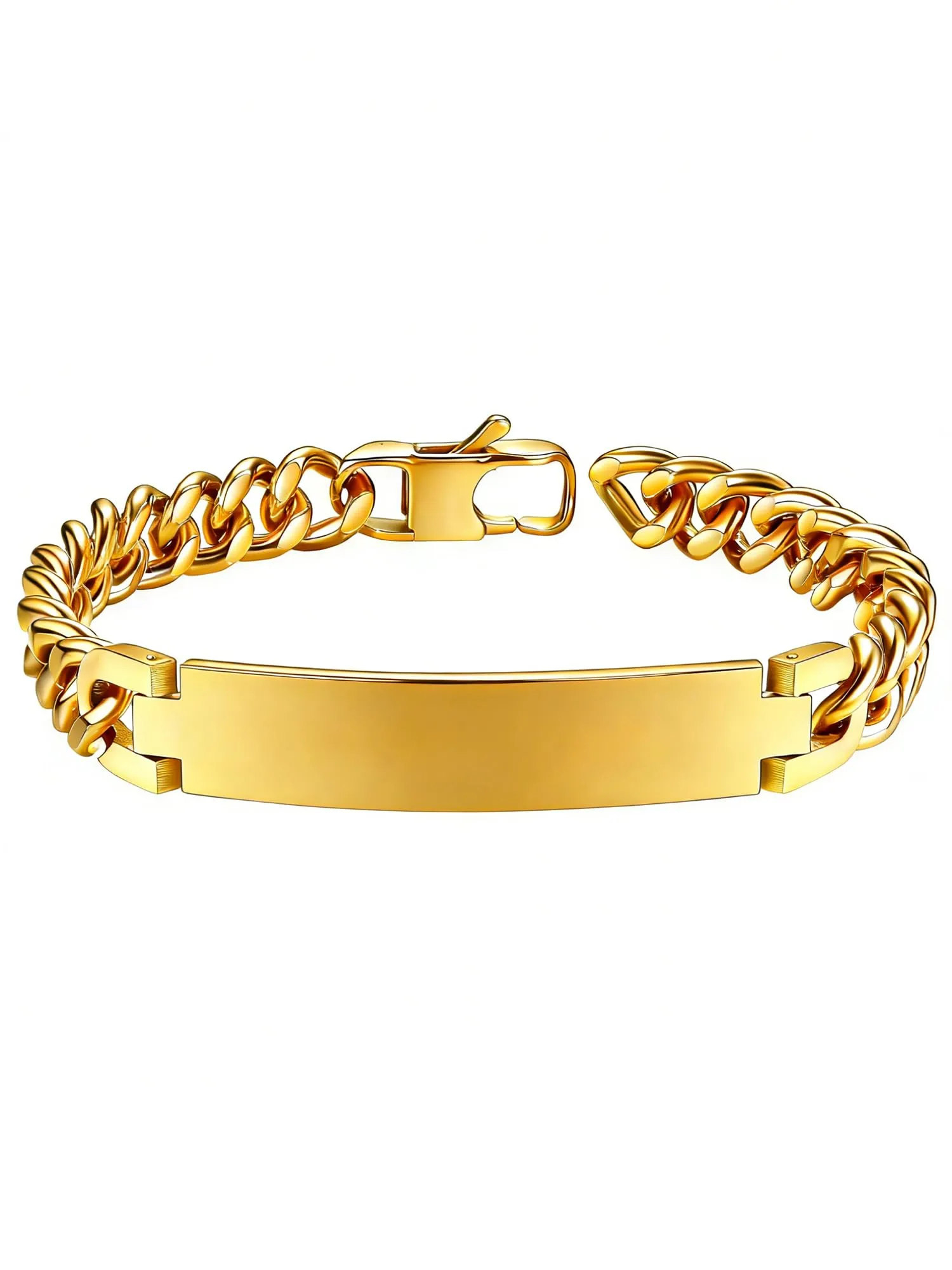 PROSTEEL Bracciale Unisex in Acciaio Inossidabile 316L Placcato Oro 18k Nero - immagine 1