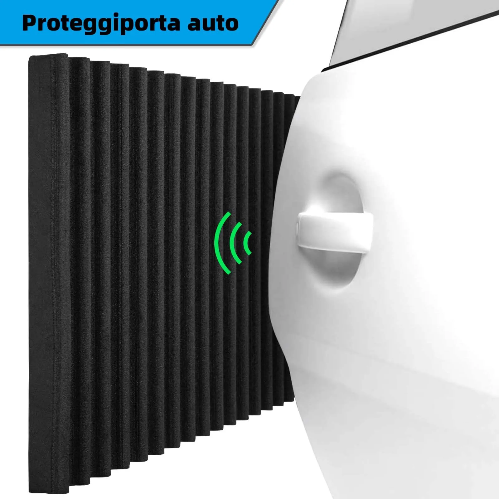 Spurtar Paracolpi Garage per Portiere Auto in Gommapiuma Adesiva, 200 cm x 20 cm x 1.5 cm - immagine 2