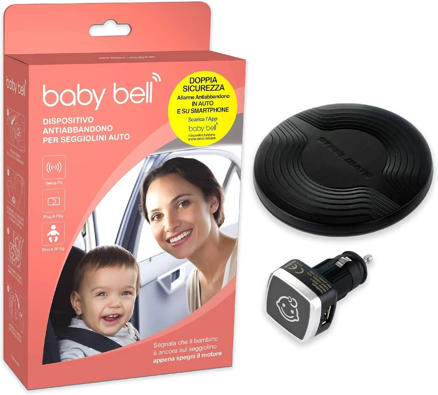 Steelmate Baby Bell Base Anti Abbandono - immagine 1