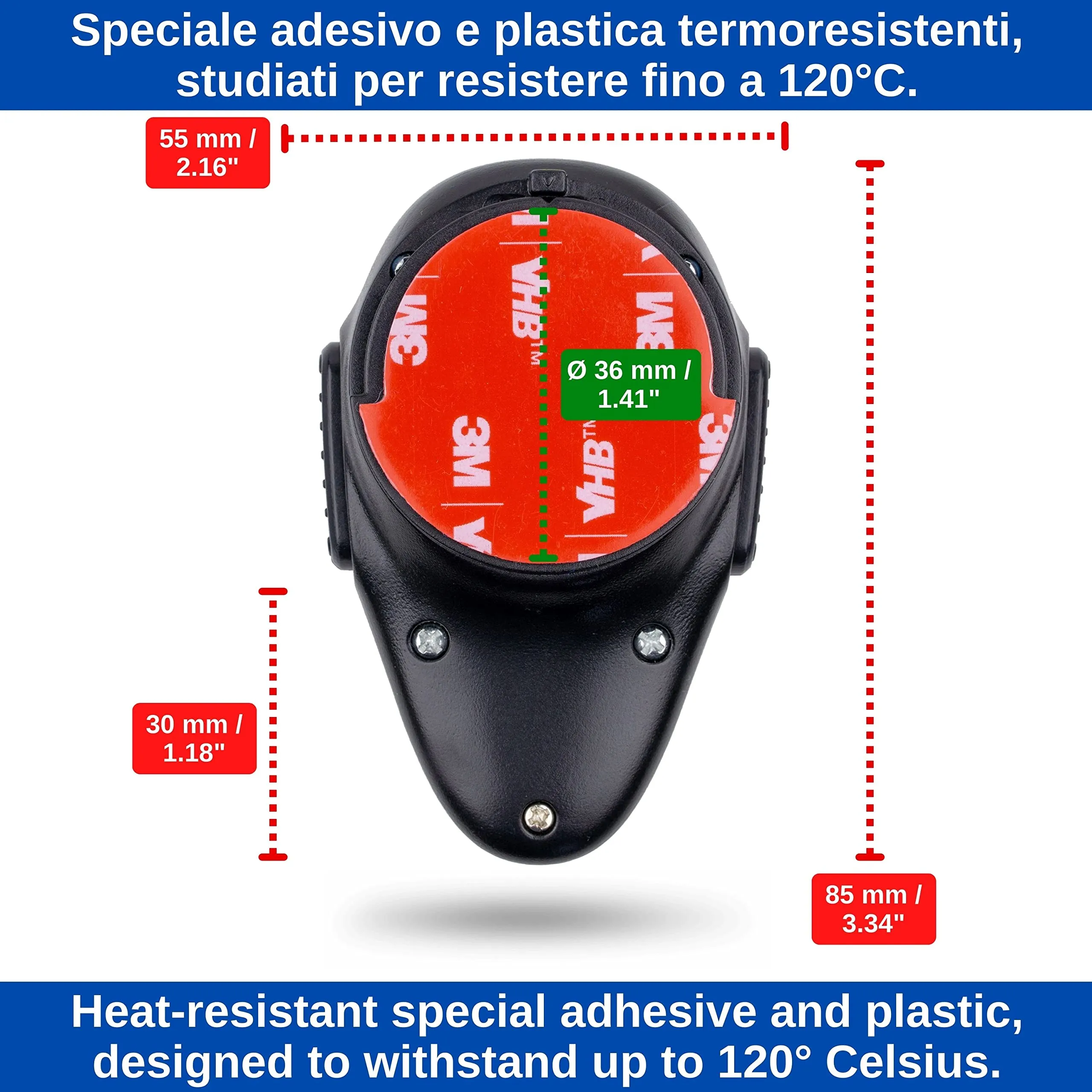 Your Day Mate Blocco Sicurezza Forno con Adesivo Termoresistente e Doppio Pulsante, Nero, 1 Pezzo - immagine 7