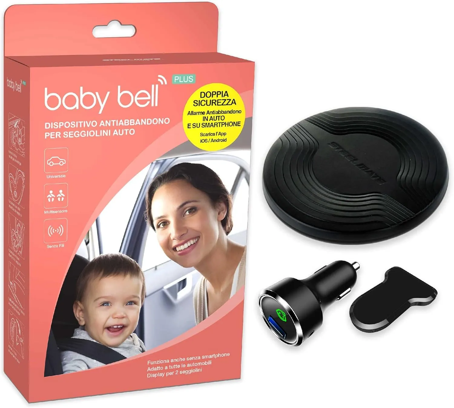 Steel Mate Baby Bell Plus Anti Abbandono Auto - immagine 8