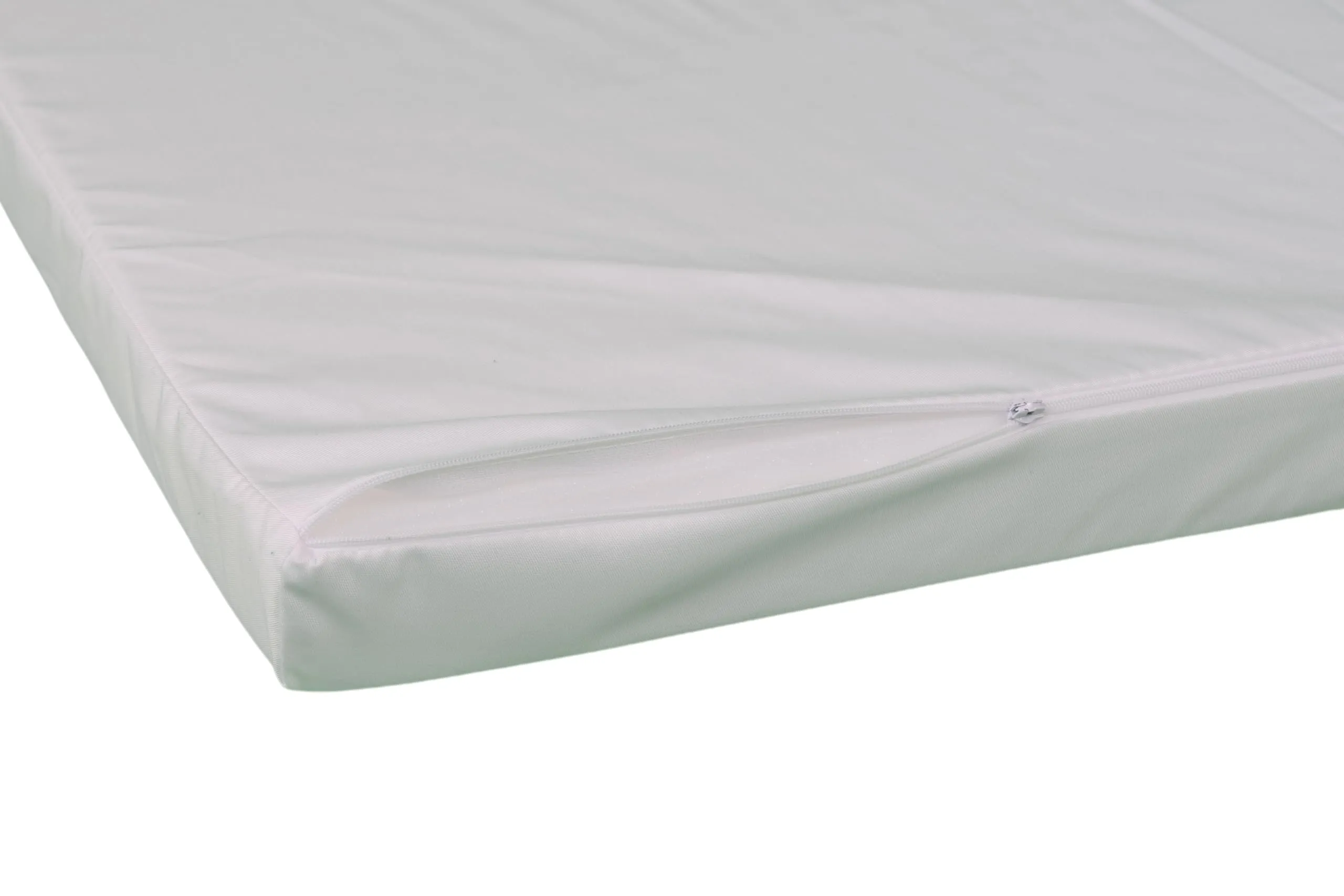 GHIOCUSCINI Materasso Pieghevole per Bambini, 120 x 60 x 5 cm, Cotone Bianco, Imbottitura Waterfoam, Made in Italy EN16890:2017 - immagine 4