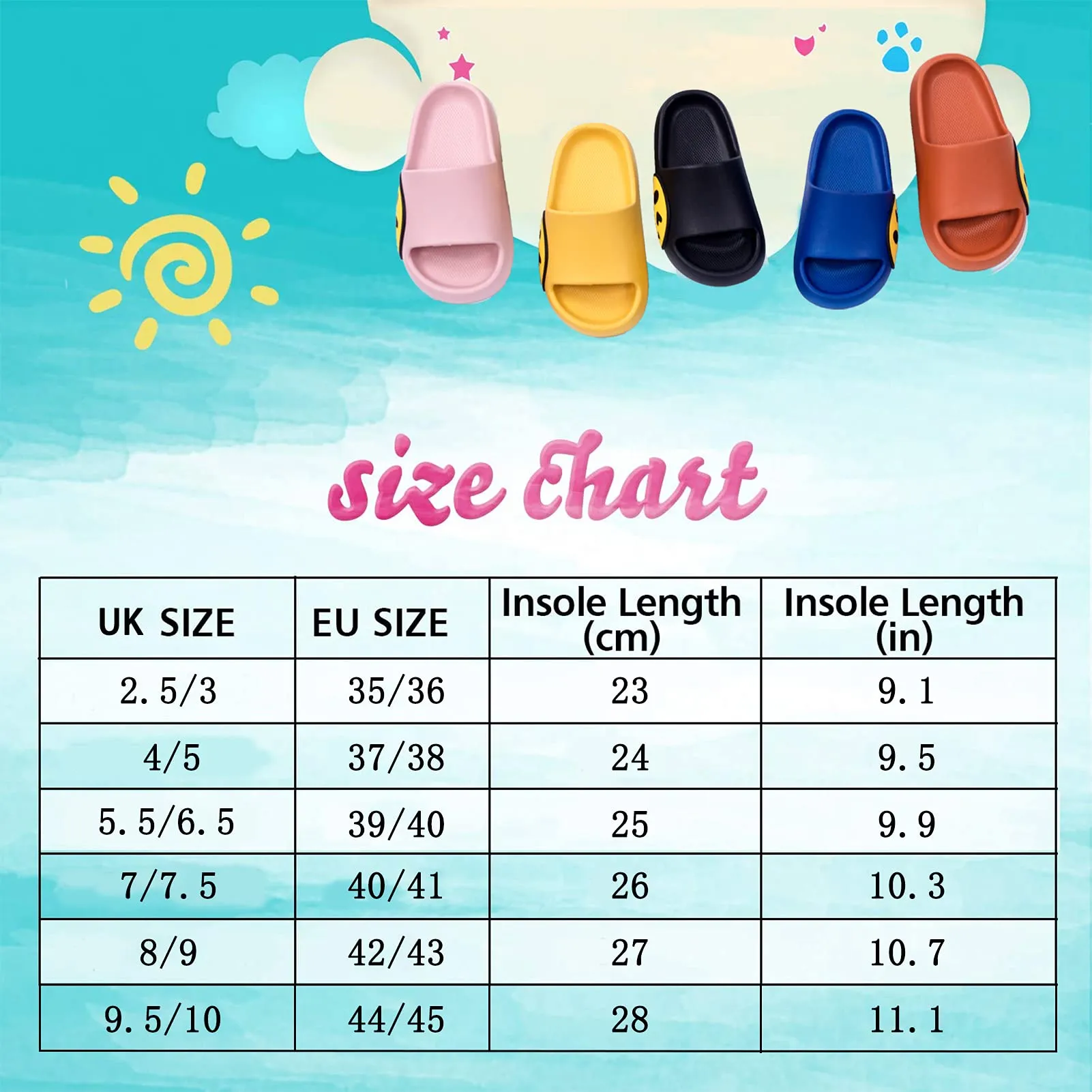 Waysoland Ciabatte in EVA Antiscivolo per Donna Uomo e Bambini, Rosa, 37/38 EU - immagine 7
