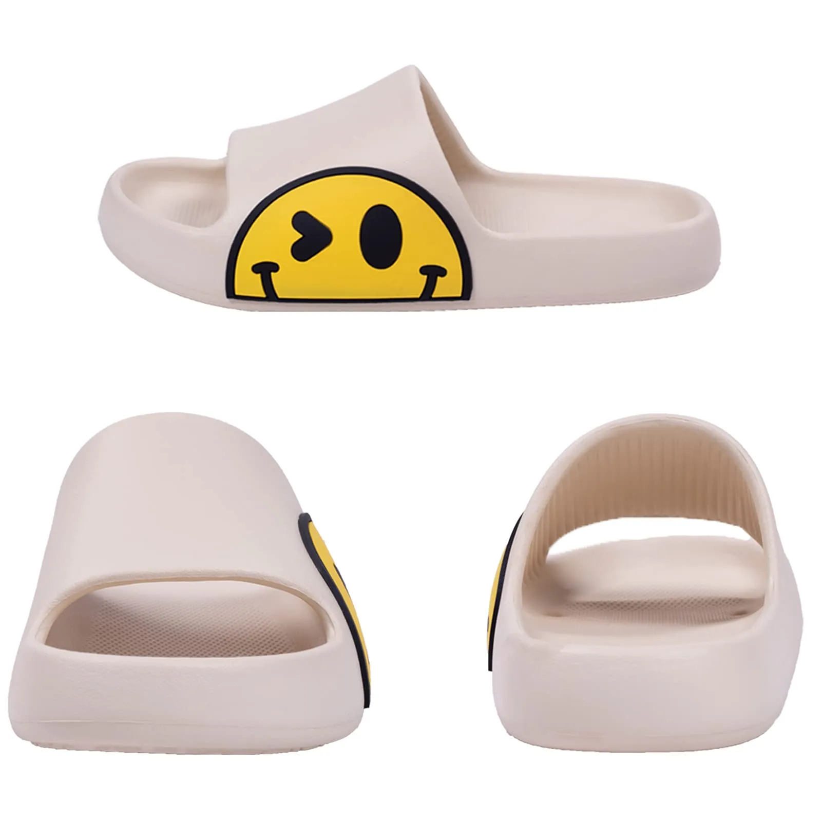 Waysoland Ciabatte in EVA Antiscivolo per Donna Uomo e Bambini, Bianco, 35/36 EU - immagine 2