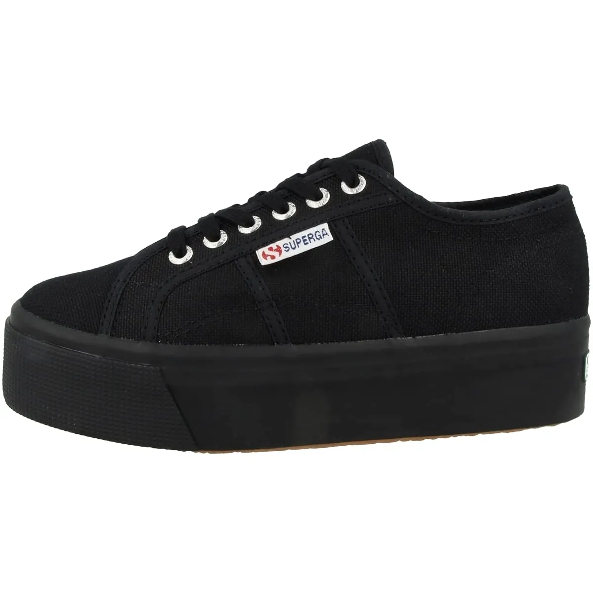 Superga 2790 Platform Sneakers, Nero, Cotone - immagine 1
