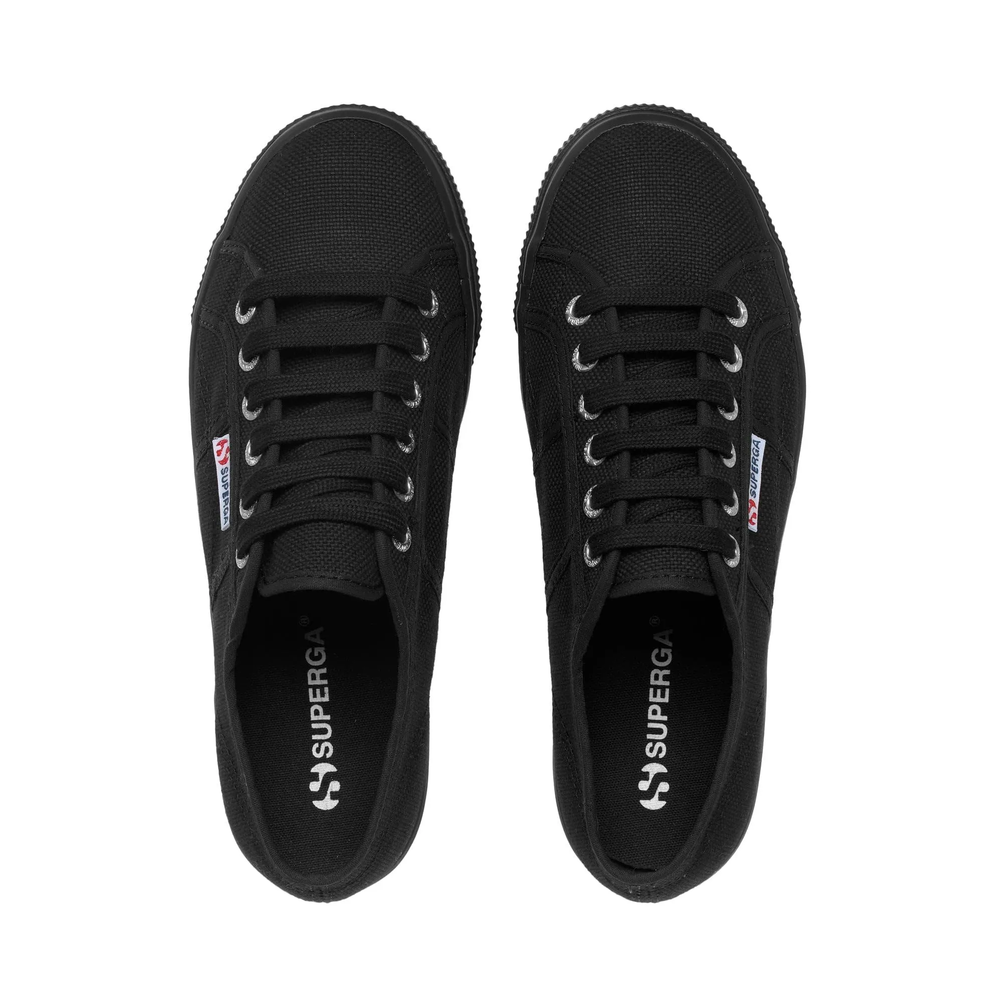 Superga 2790 Platform Sneakers, Nero, Cotone - immagine 5