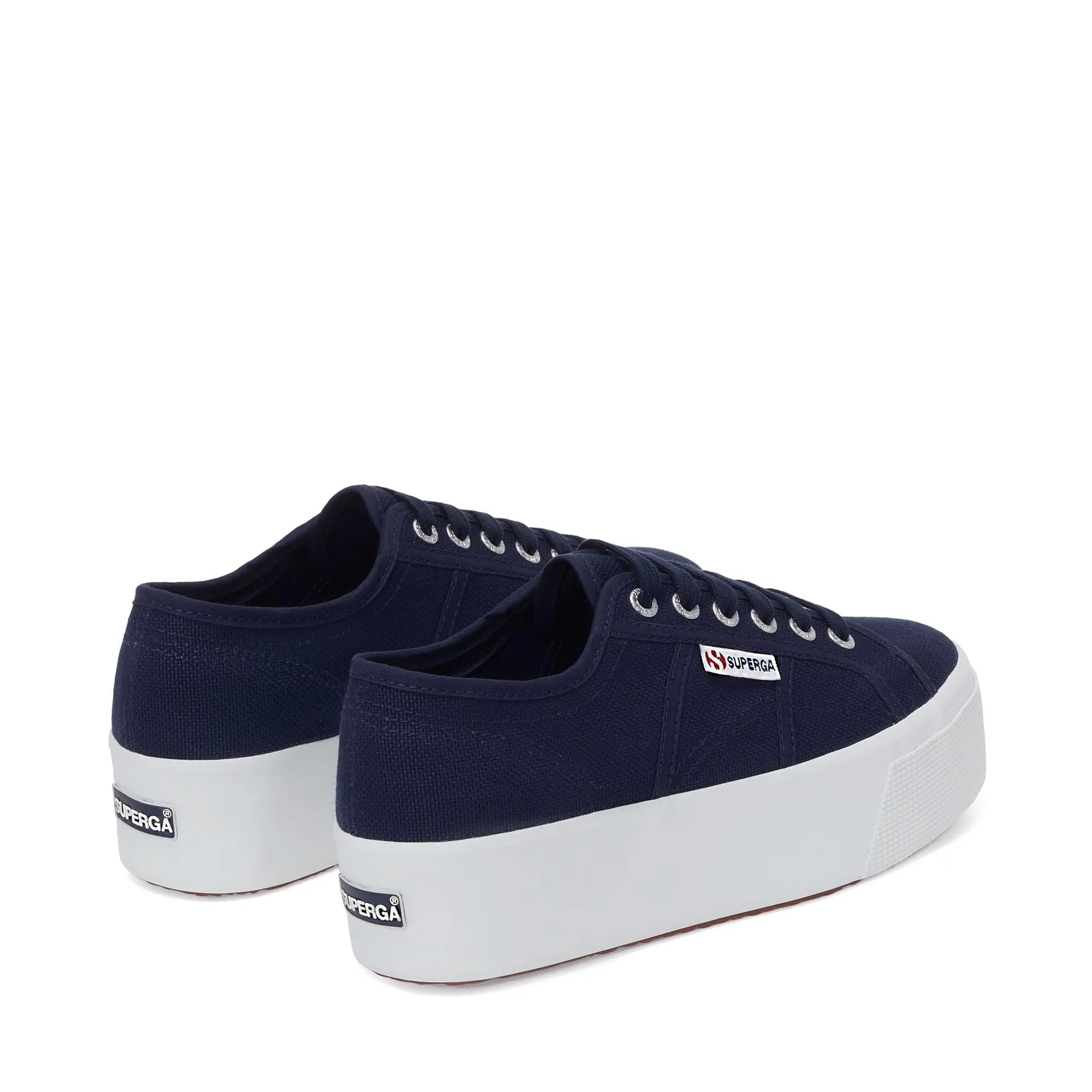 Superga S9111lw Scarpe da Uomo, Blu Marino, Bianco, 39 EU - immagine 4