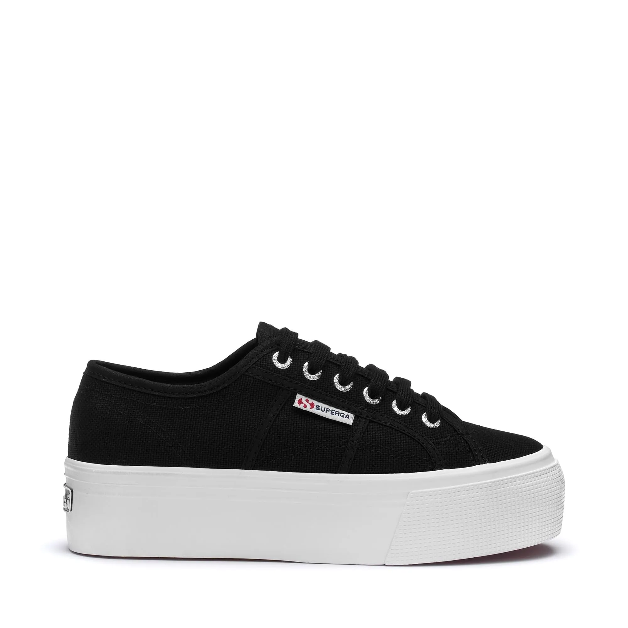Superga 2750 Lamew Unisex Adult Sneakers, Nero Bianco, 35/36 EU - immagine 2