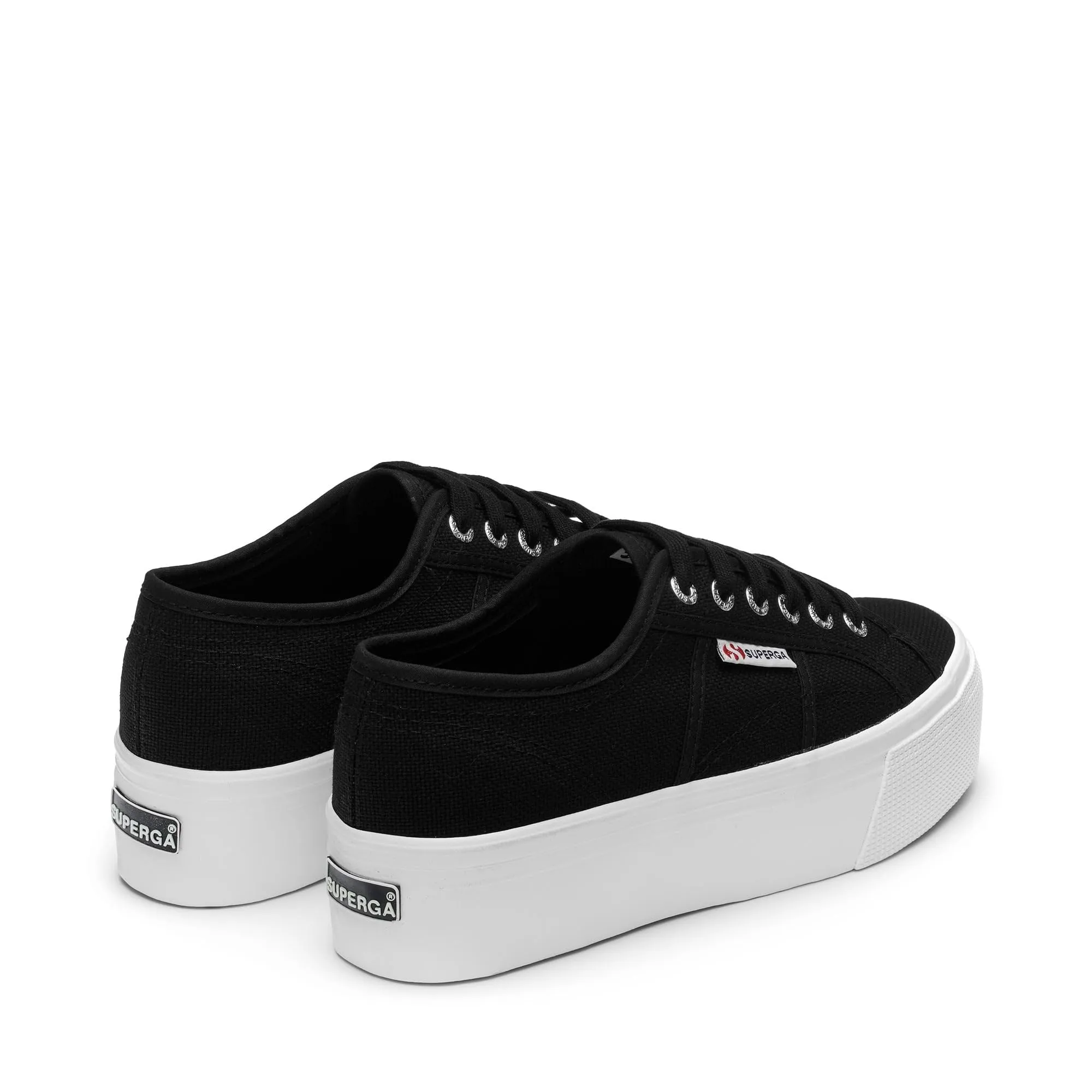 Superga 2750 Lamew Unisex Adult Sneakers, Nero Bianco, 35/36 EU - immagine 4
