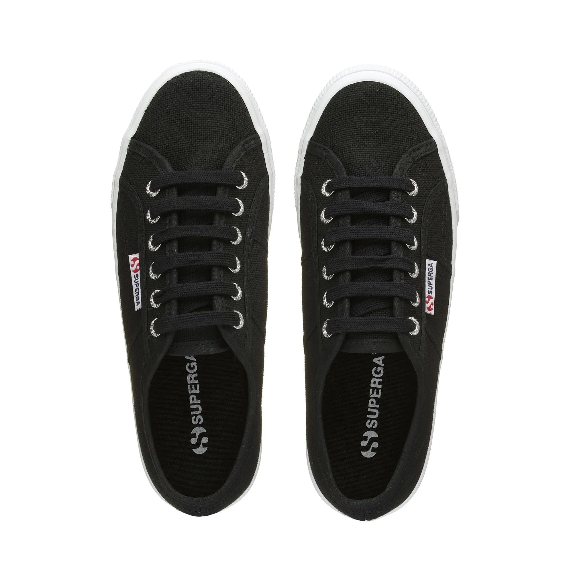 Superga 2750 Lamew Unisex Adult Sneakers, Nero Bianco, 35/36 EU - immagine 5