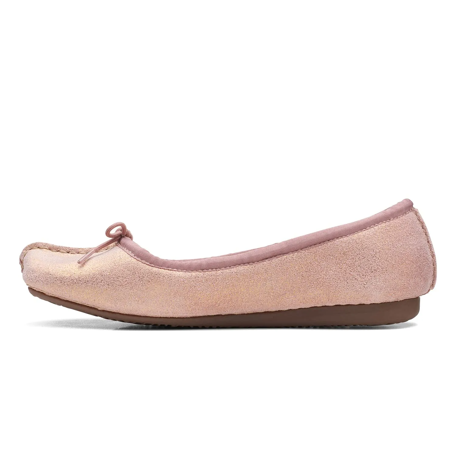 Clarks Freckle Ice Ballerine Donna, Rosa Metallizzato, 35.5 EU - immagine 5