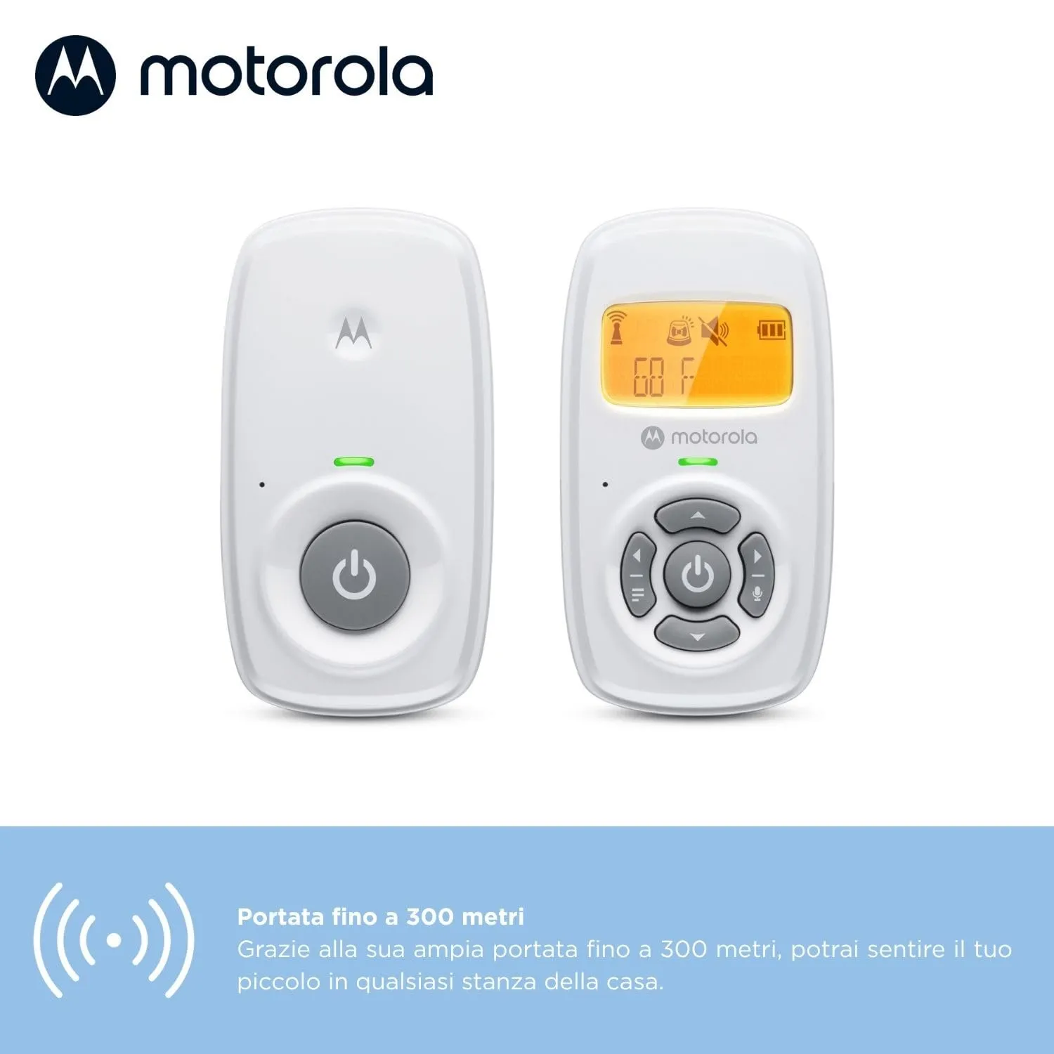 Motorola Nursery AM24 Audio Baby Monitor - immagine 3