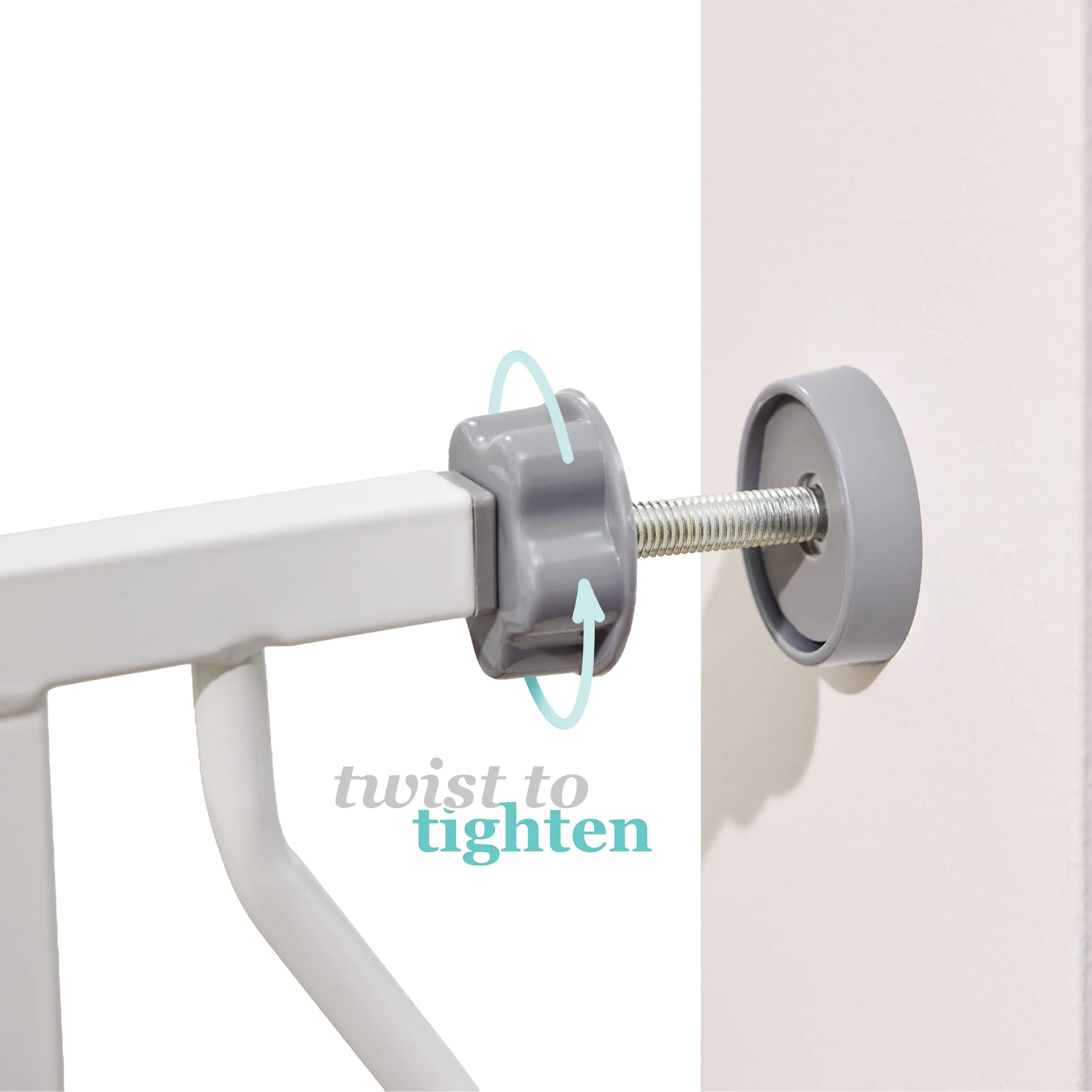 Regalo Walk Thru Easy Step Cancello, Bianco, 73.6-95.5cm x 76.2cm - immagine 8