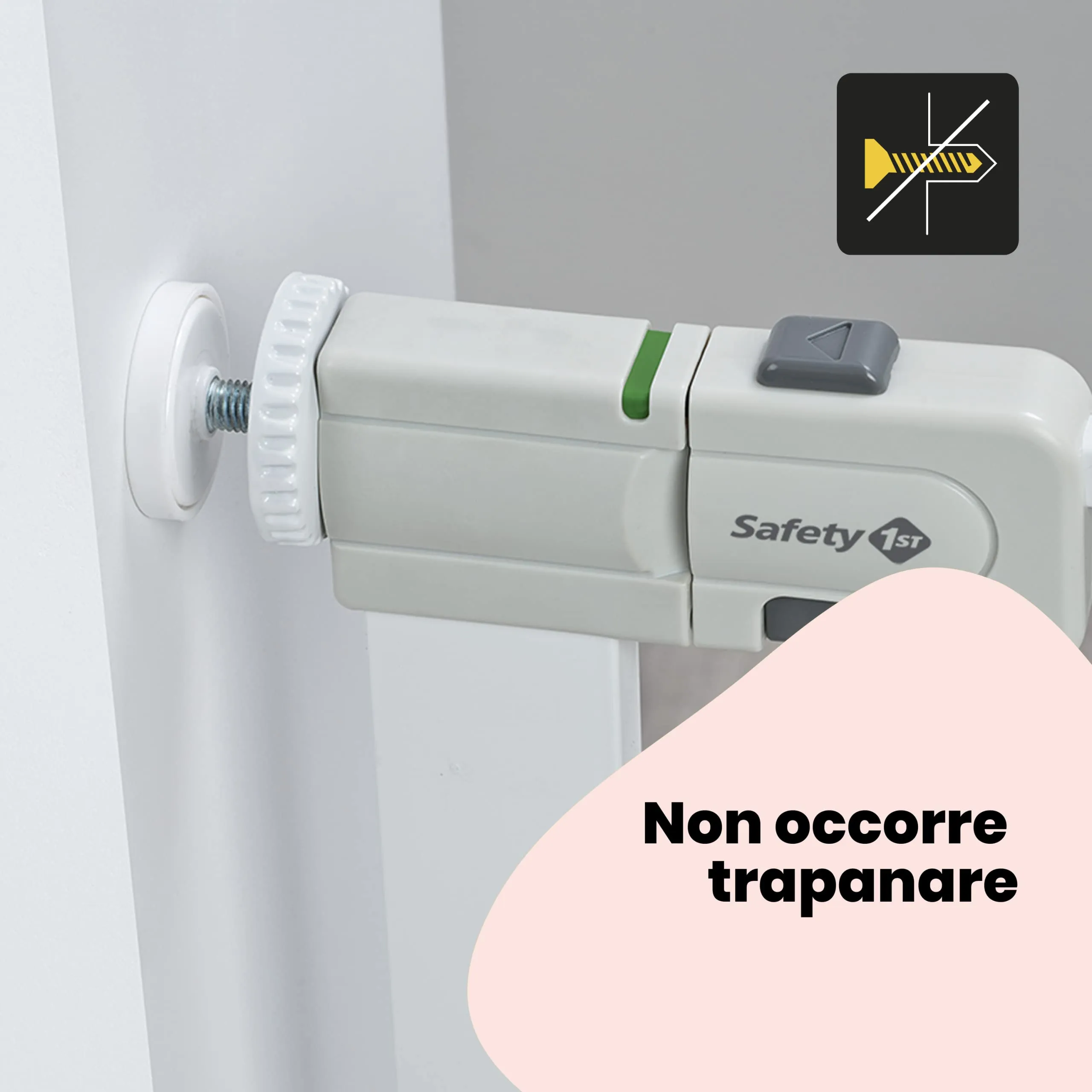 Safety 1st Easy Close Cancelletto di Sicurezza in Metallo, 73-80 cm, Bianco - immagine 6