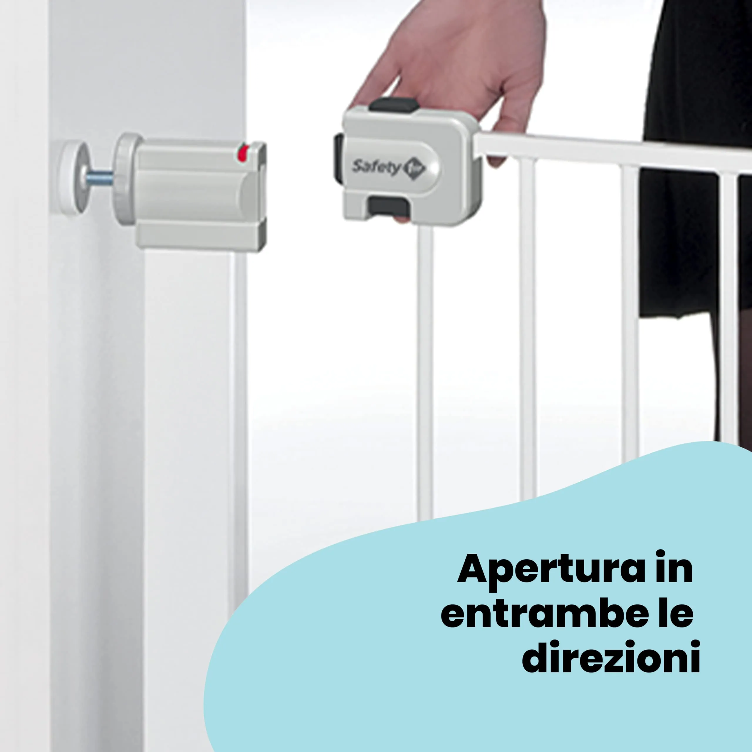 Safety 1st Easy Close Cancelletto di Sicurezza in Metallo, 73-80 cm, Bianco - immagine 8