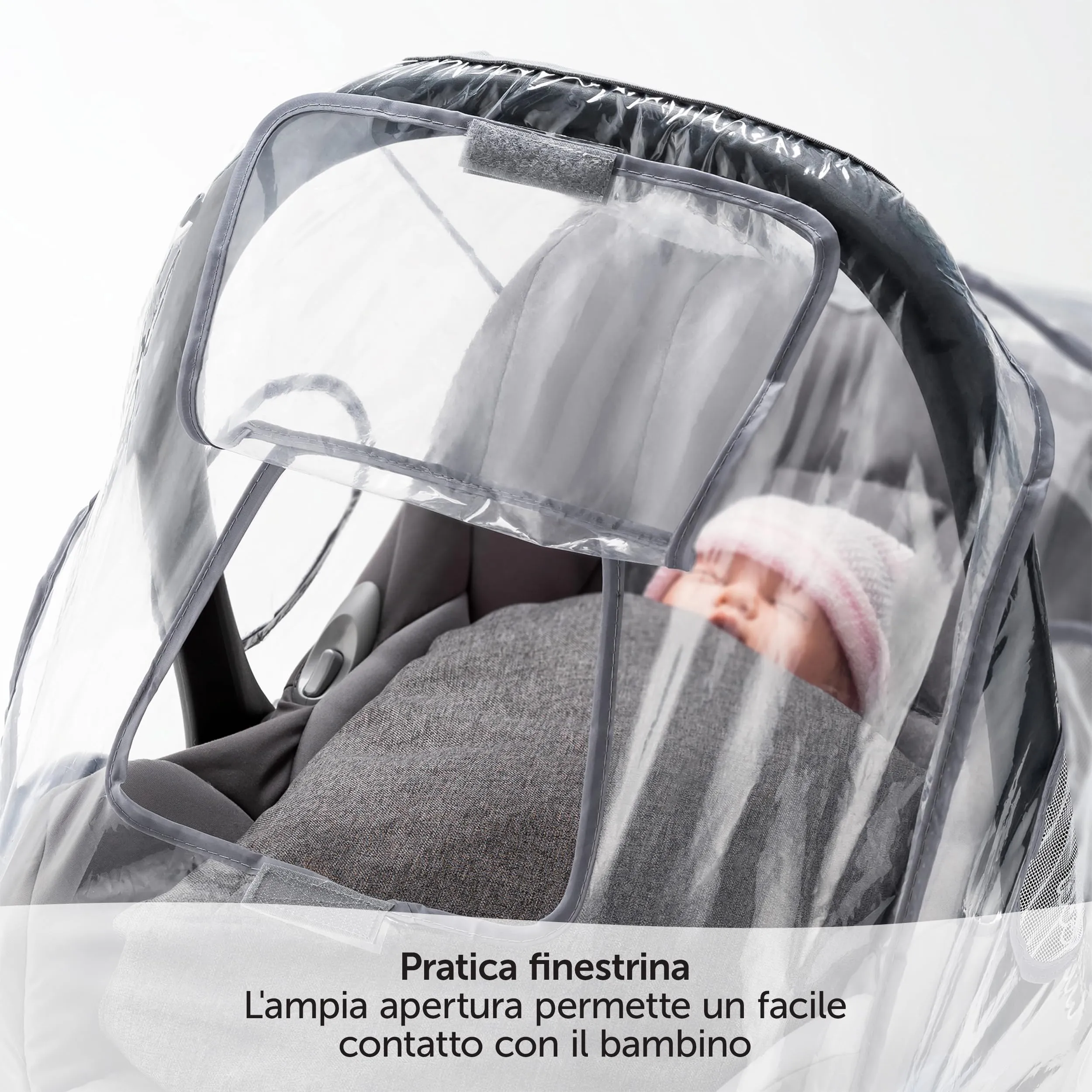 Zamboo Parapioggia Ovetto Universale con Finestra di Contatto - immagine 5