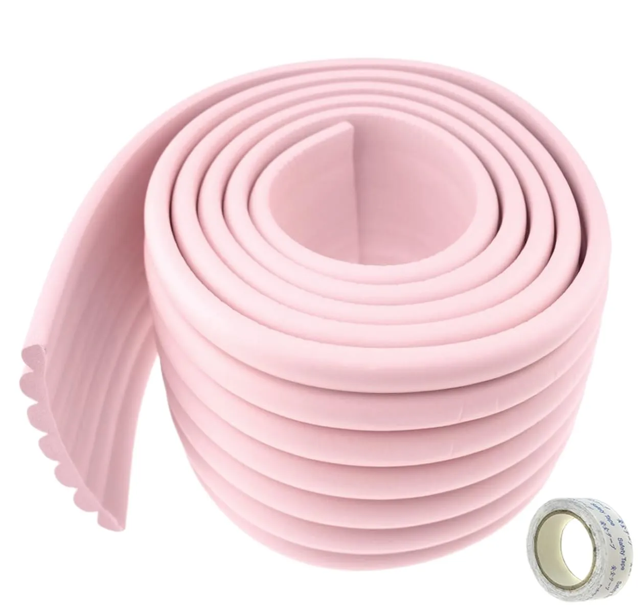 TUKA Protezioni Schiuma Anti Collisione 200cm x 80mm, Rosa, TKD7002-pink - immagine 1