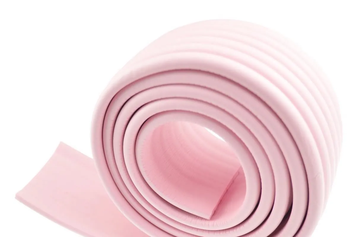 TUKA Protezioni Schiuma Anti Collisione 200cm x 80mm, Rosa, TKD7002-pink - immagine 2