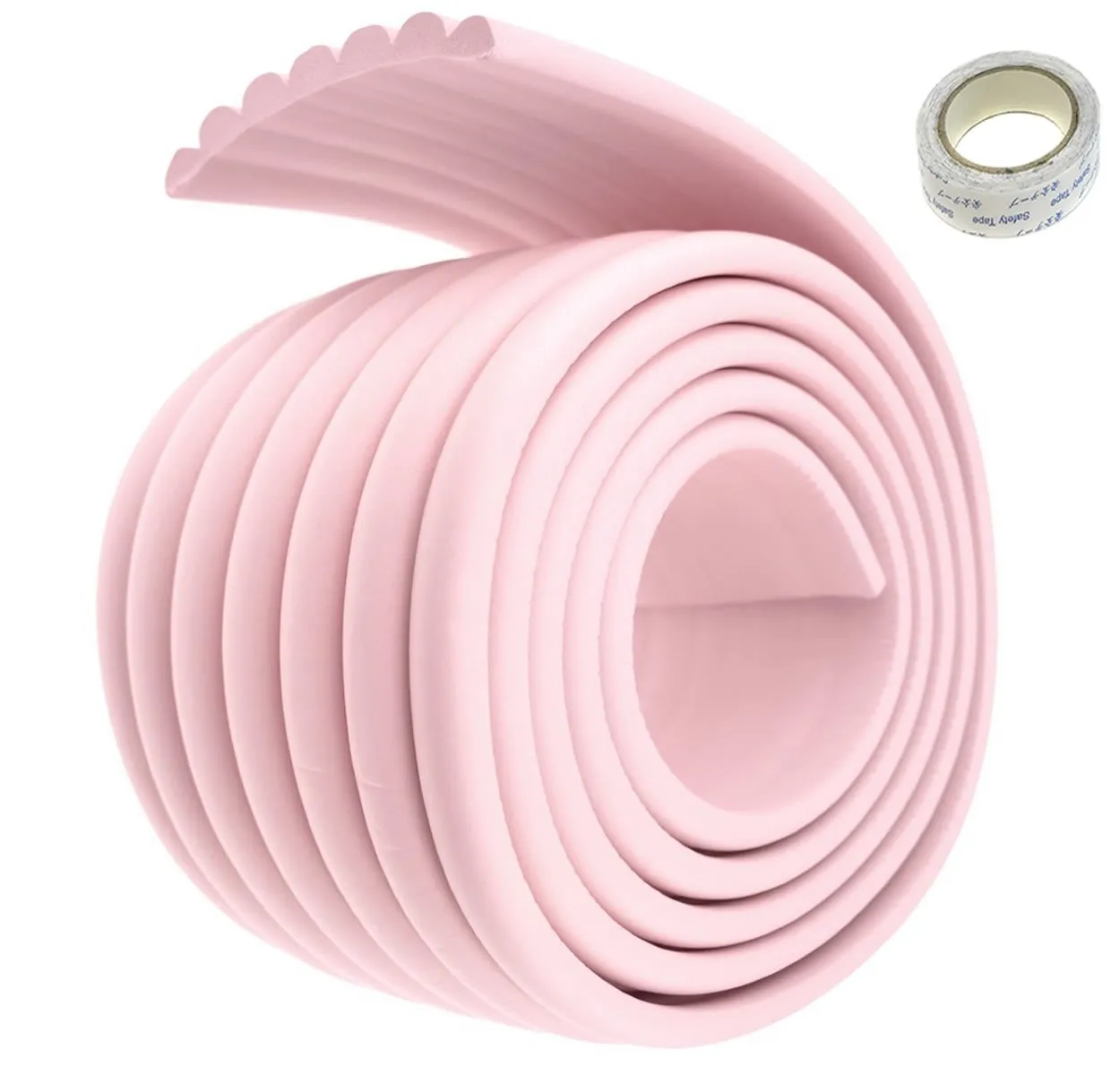 TUKA Protezioni Schiuma Anti Collisione 200cm x 80mm, Rosa, TKD7002-pink - immagine 4