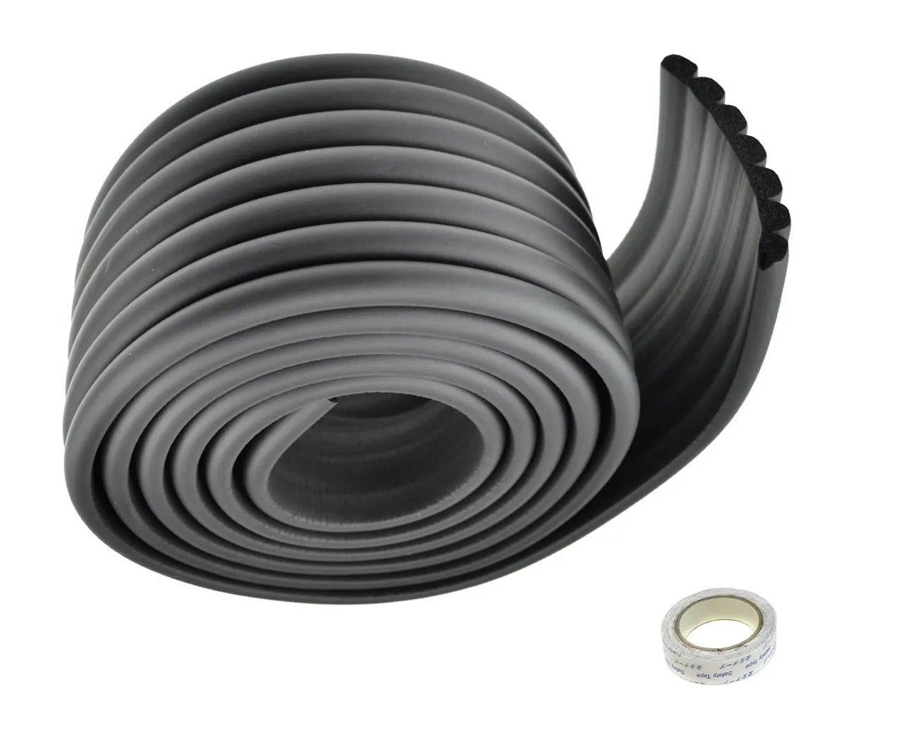 TUKA Protezioni Universali in Schiuma Anti Collisione, 200cm x 80mm x 8mm, Nero, TKD7002-black - immagine 4