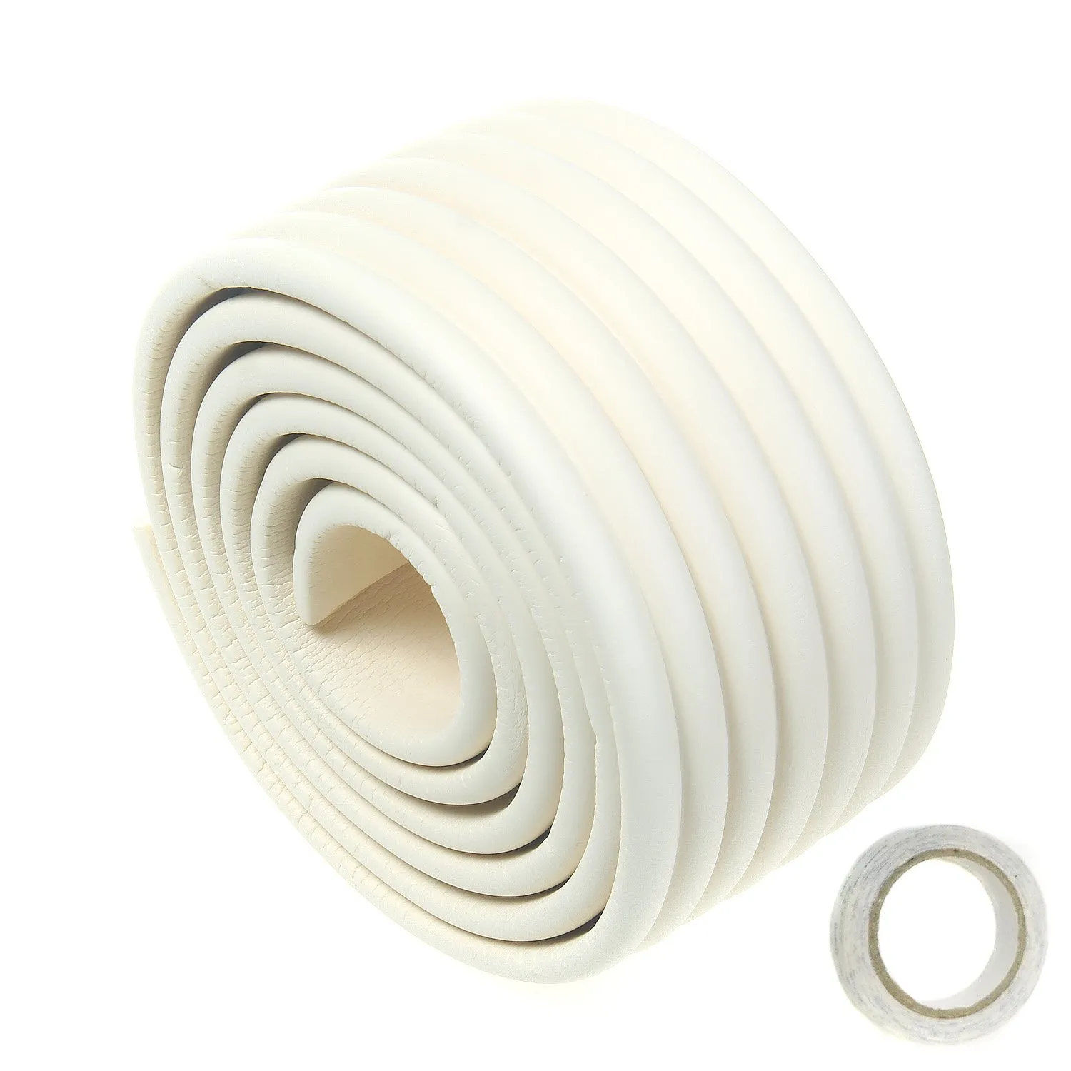 TUKA Protezioni Universali in Schiuma Anti Collisione, 200cm x 80mm x 8mm, Off Bianco TKD7002 - immagine 1