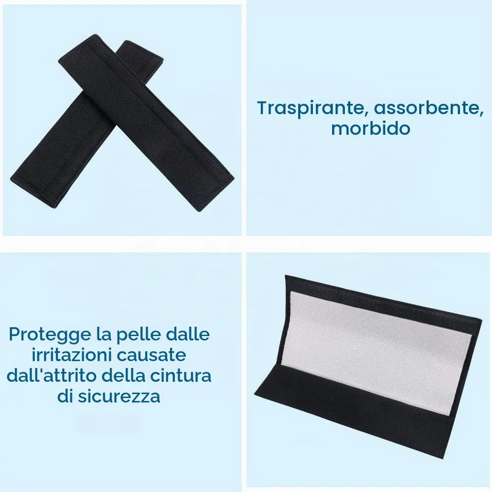 URAQT Protezione per Cintura di Sicurezza, 2 Pezzi, Pile di Cotone - immagine 3