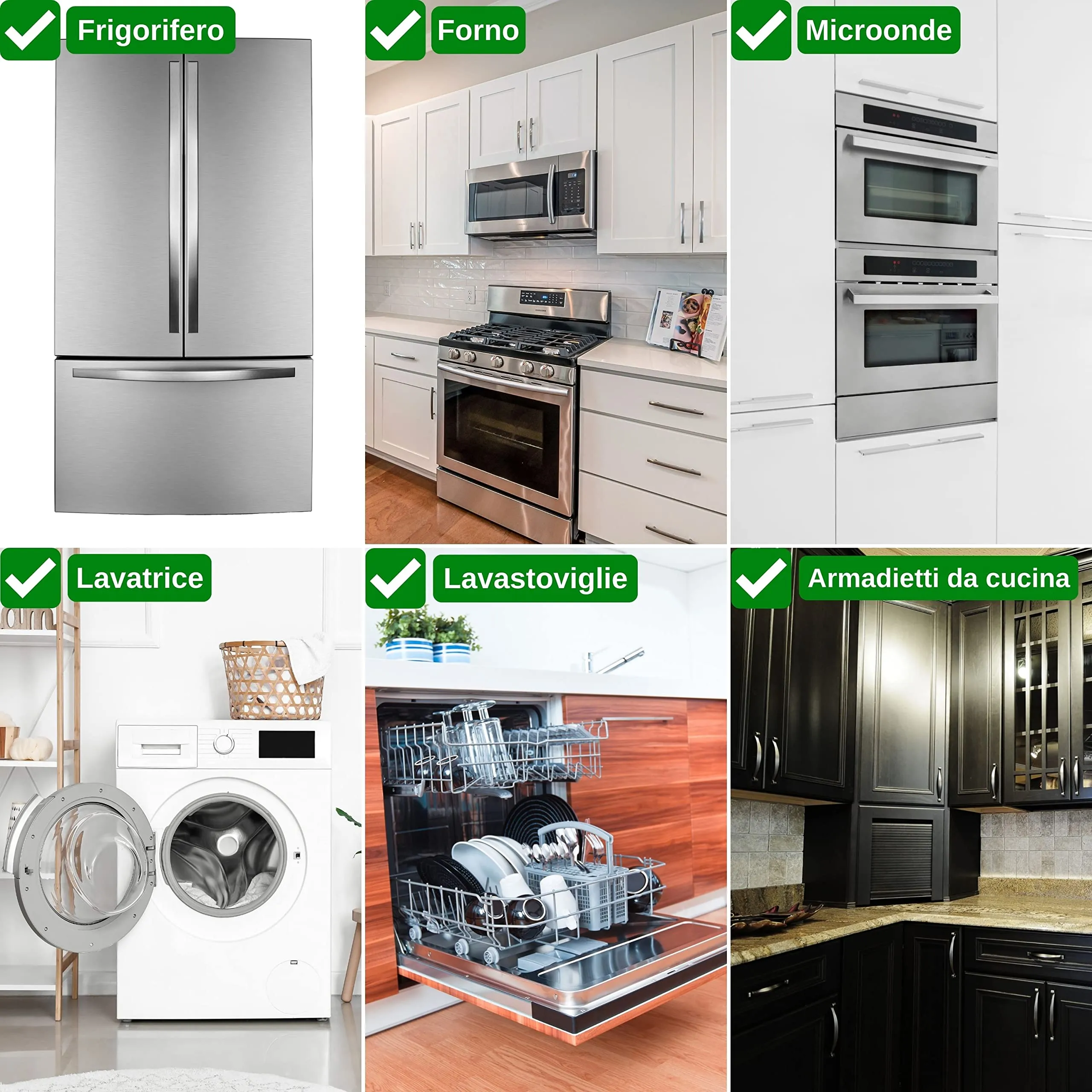 Your Day Mate Blocco Sicurezza Forno con Adesivo Termoresistente e Doppio Pulsante, Nero, 2 pezzi - immagine 4