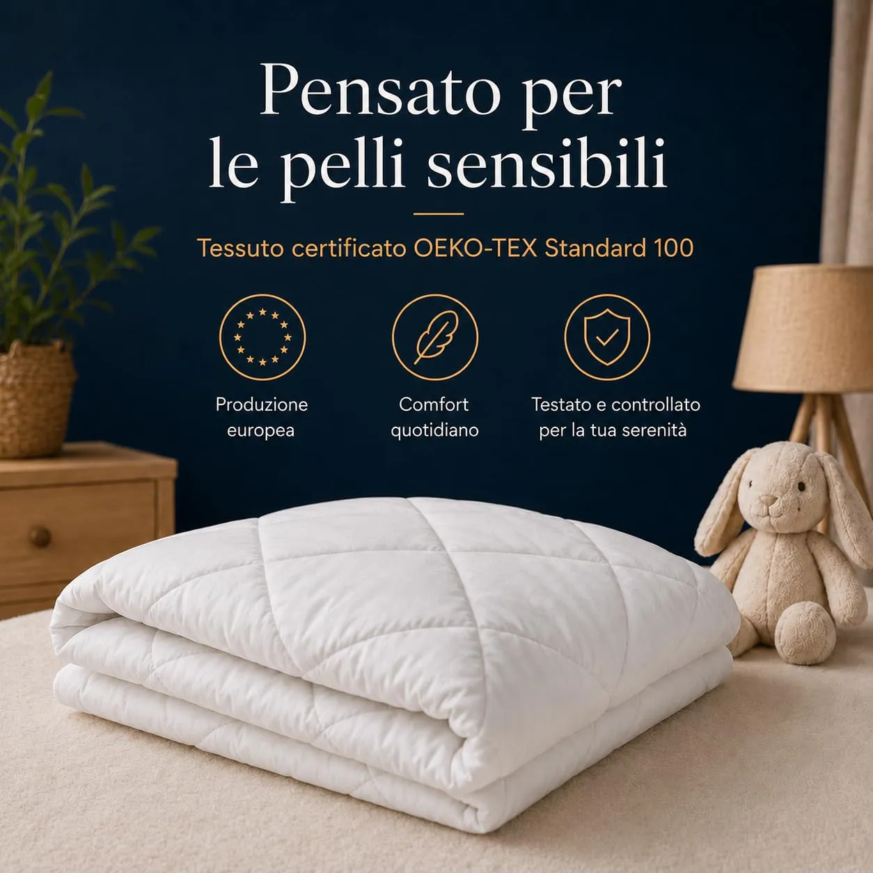 SOHYGGE Piumino per Bambino 300 g/m², 100x135 cm, Microfibra, Certificato OEKO-TEX - immagine 4