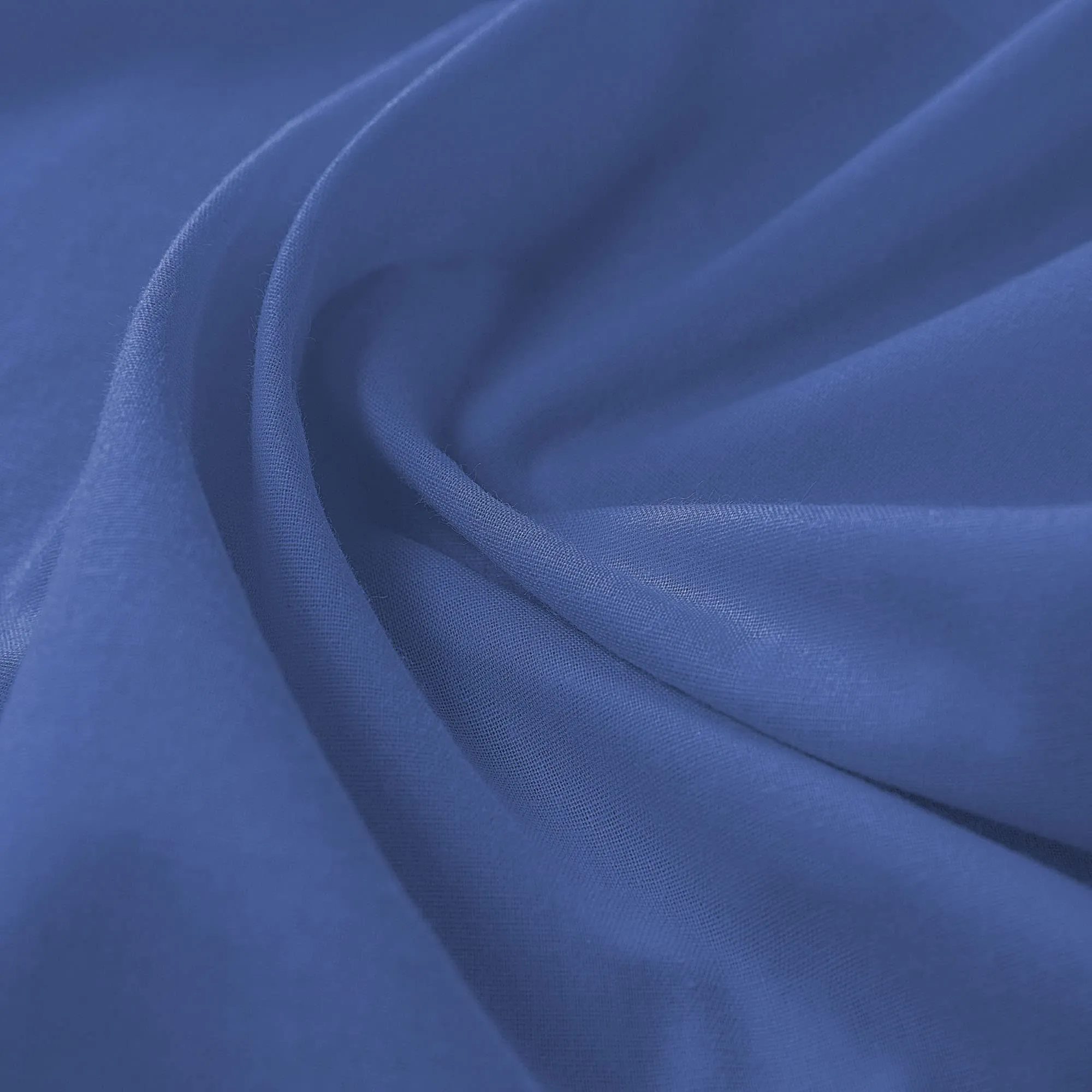 Poligino Federe Cuscini Letto Matrimoniale in Cotone 65x65 cm, Set 2 Pezzi, Oeko-TEX, Blu - immagine 4