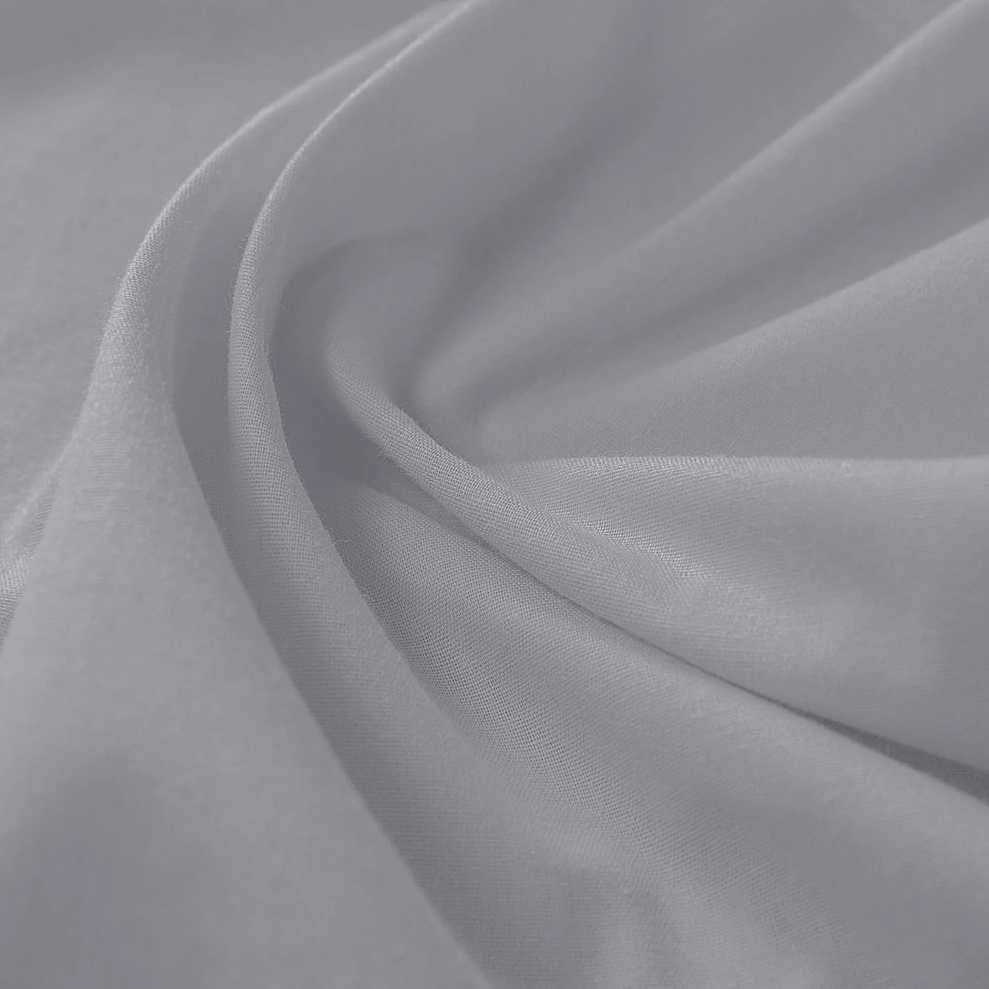 Poligino Federe Cuscini Letto Matrimoniale in Cotone 45x135 cm, Grigio Chiaro - immagine 4