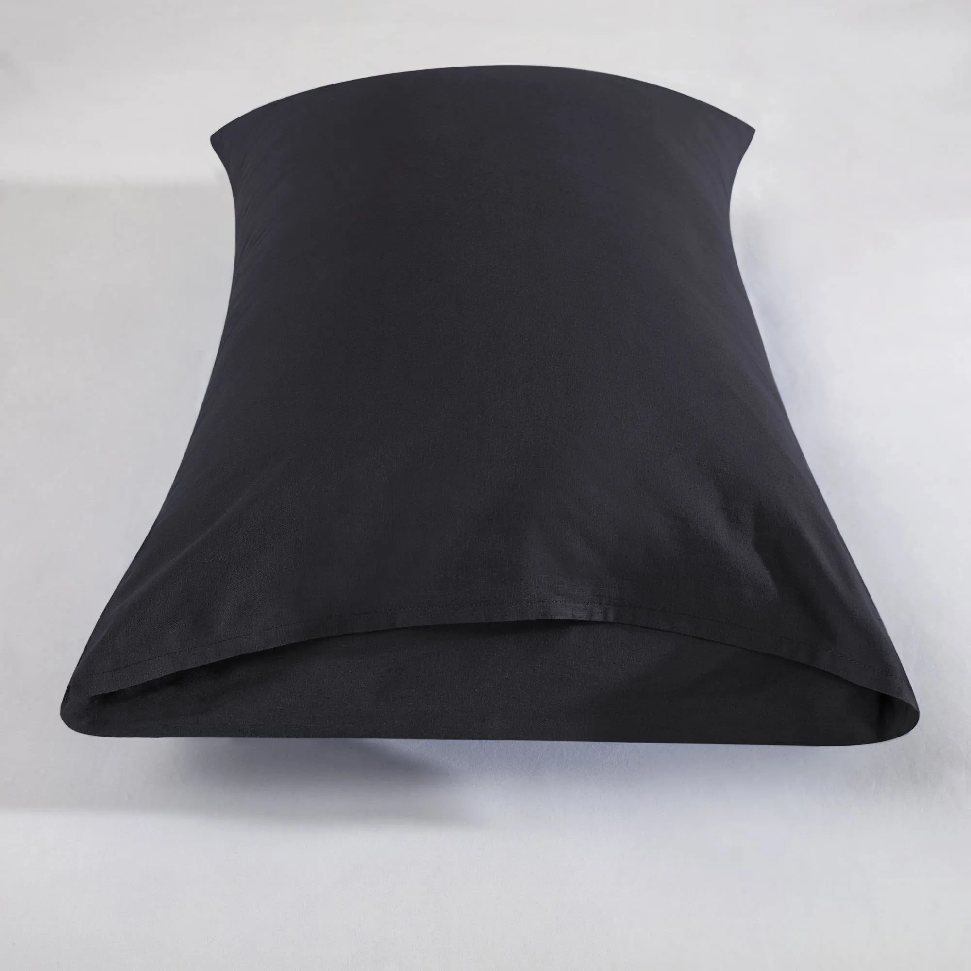 Poligino Set 2 Federe Cuscini in Cotone 50x80 cm, Nero - immagine 6